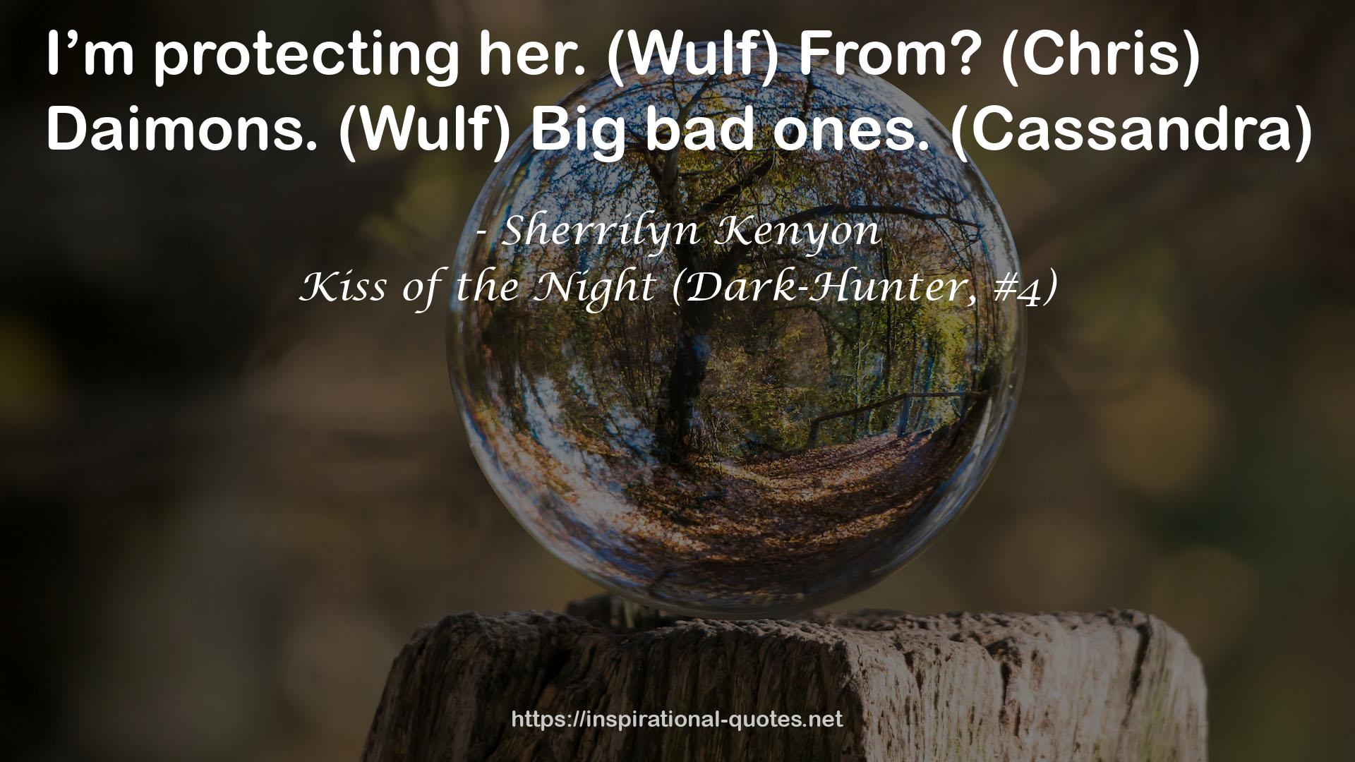 Kiss of the Night (Dark-Hunter, #4) QUOTES