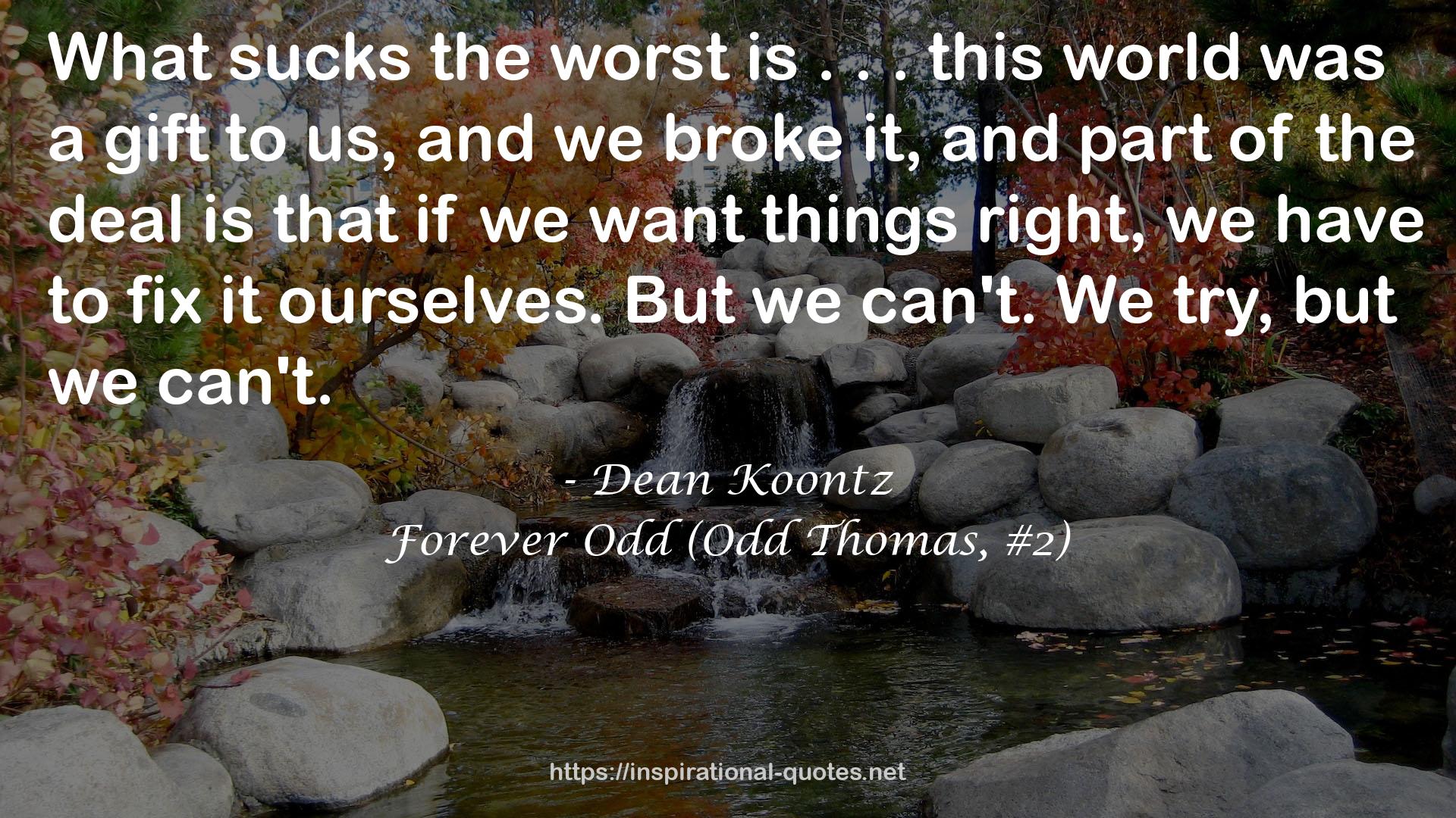 Forever Odd (Odd Thomas, #2) QUOTES