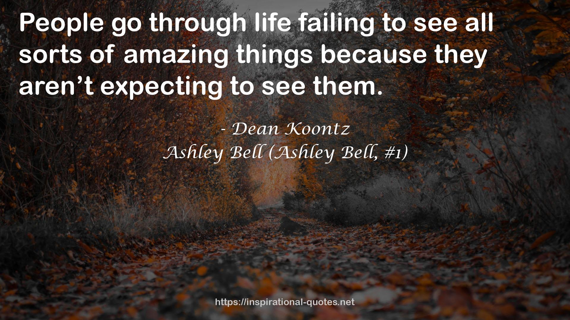 Ashley Bell (Ashley Bell, #1) QUOTES