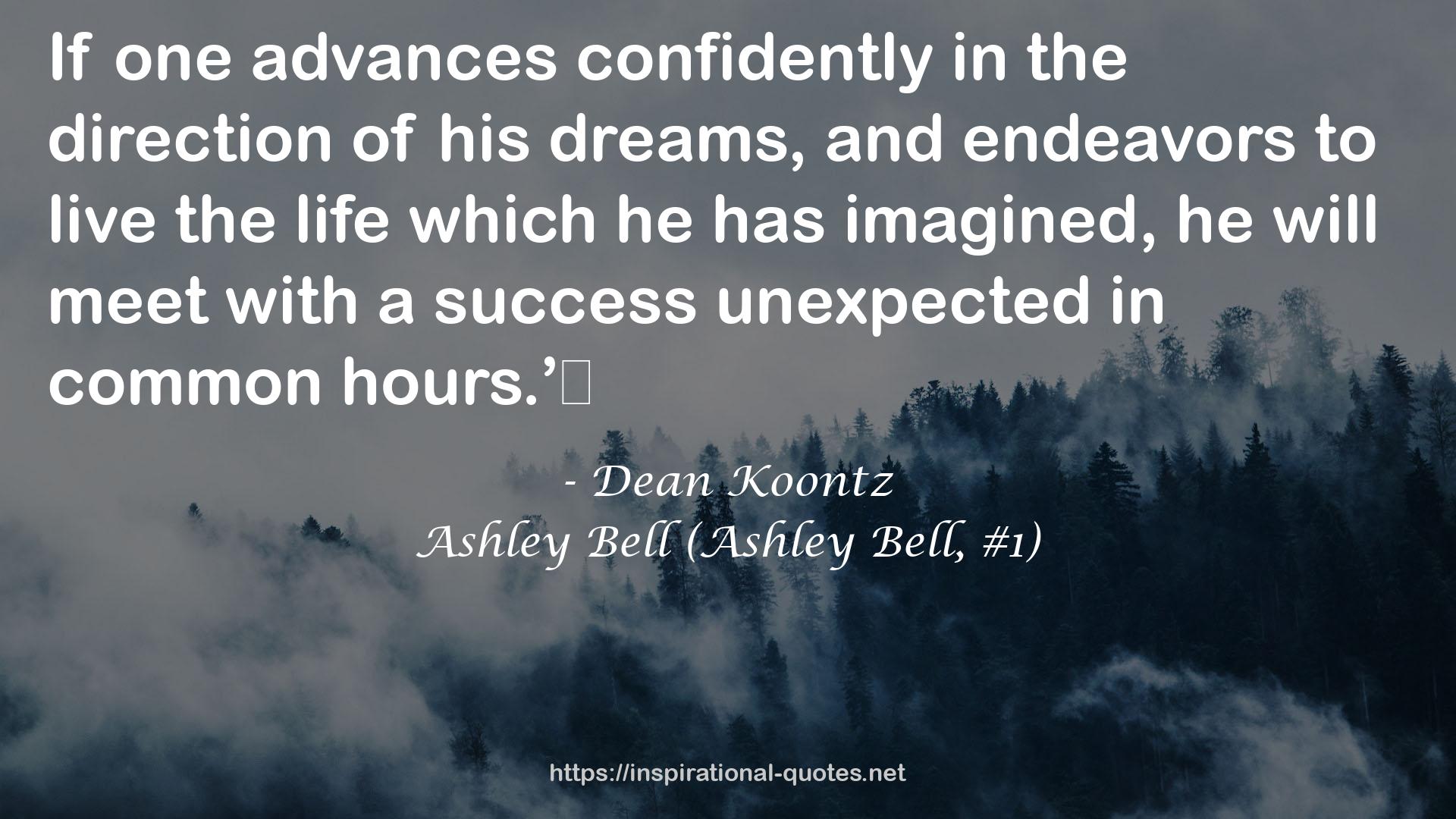 Ashley Bell (Ashley Bell, #1) QUOTES