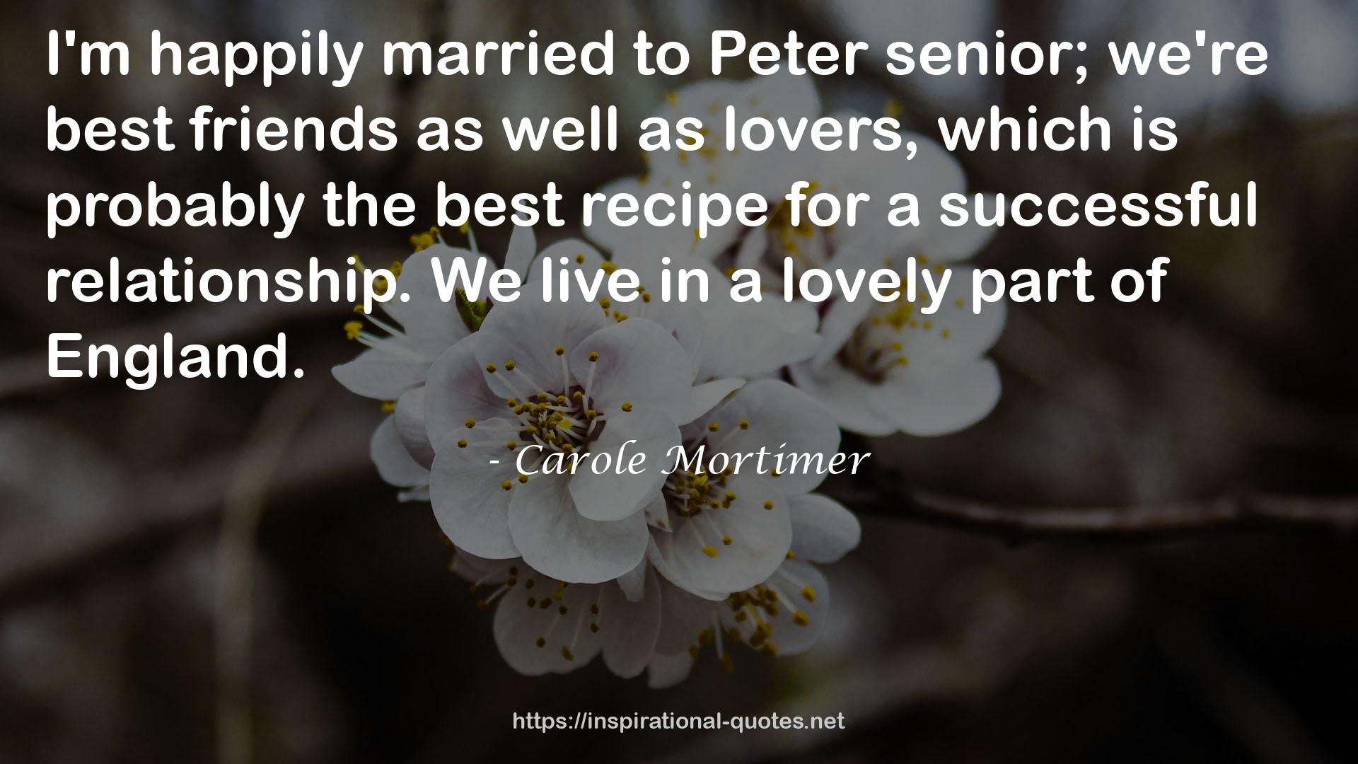 Carole Mortimer QUOTES