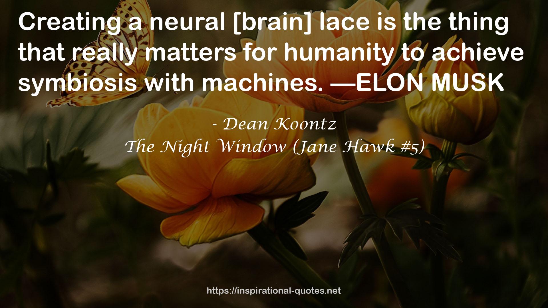 The Night Window (Jane Hawk #5) QUOTES