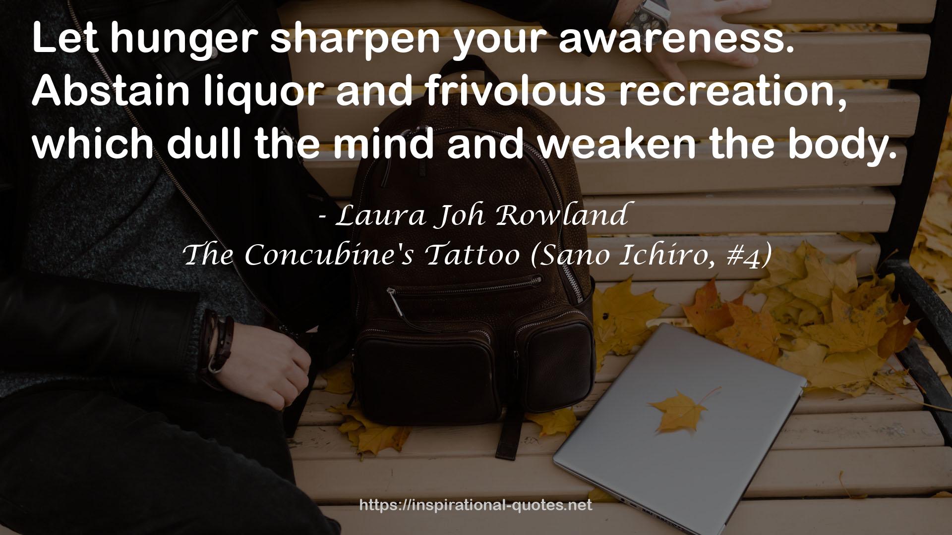 The Concubine's Tattoo (Sano Ichiro, #4) QUOTES