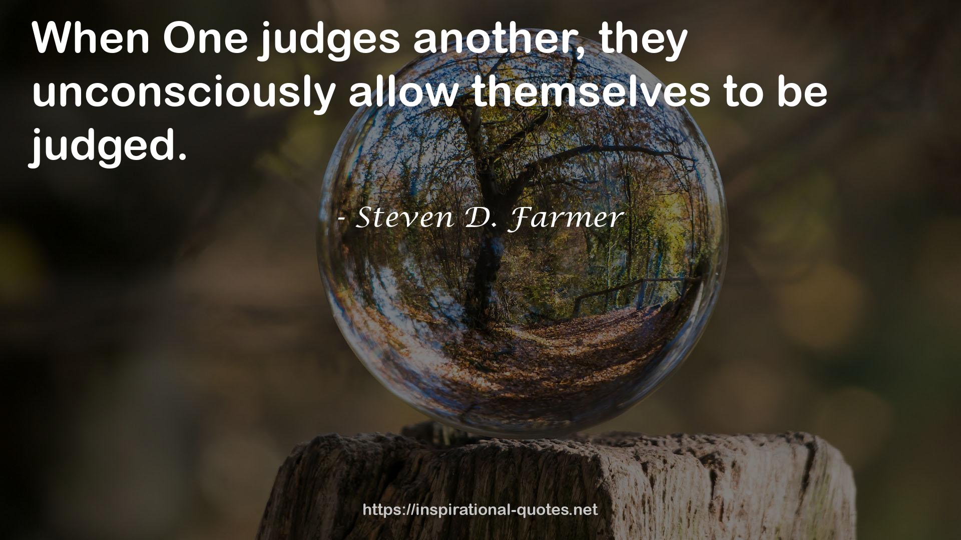 Steven D. Farmer QUOTES