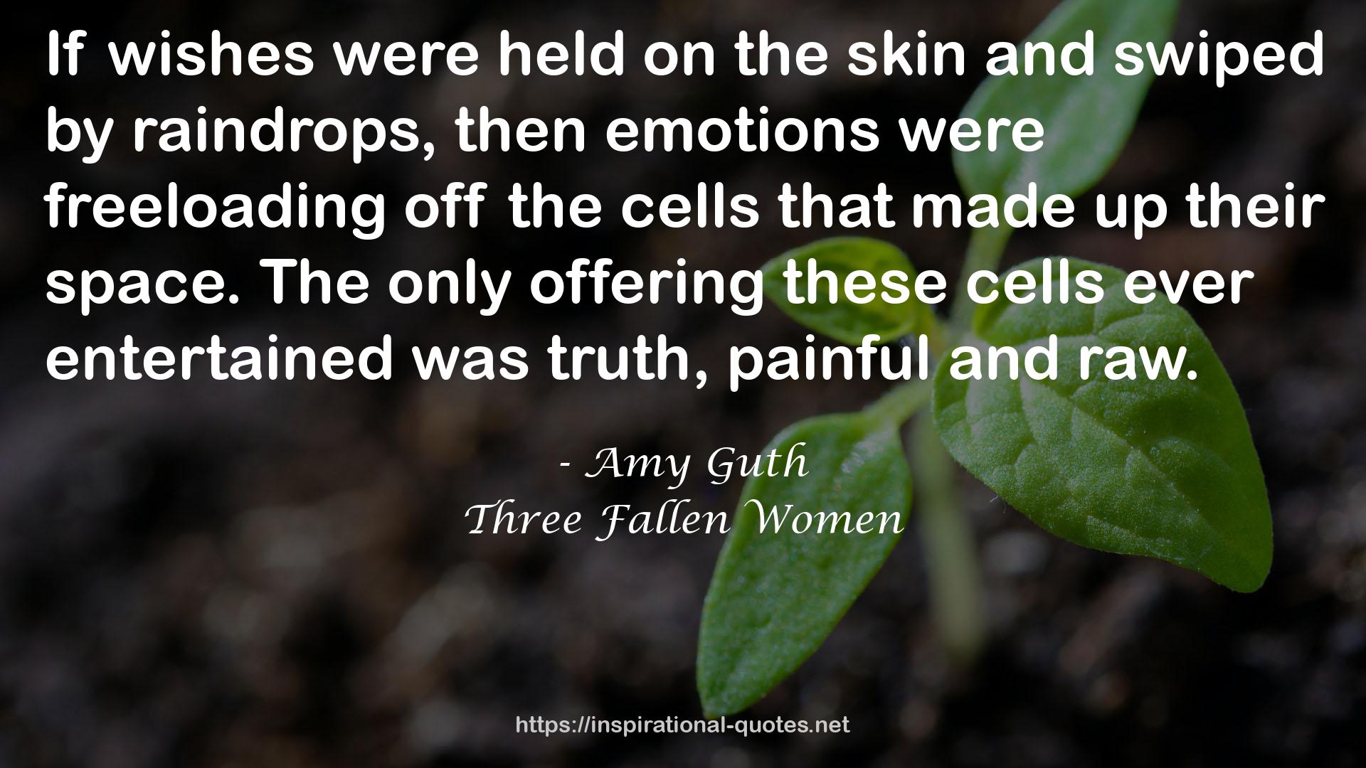 Three Fallen Women QUOTES