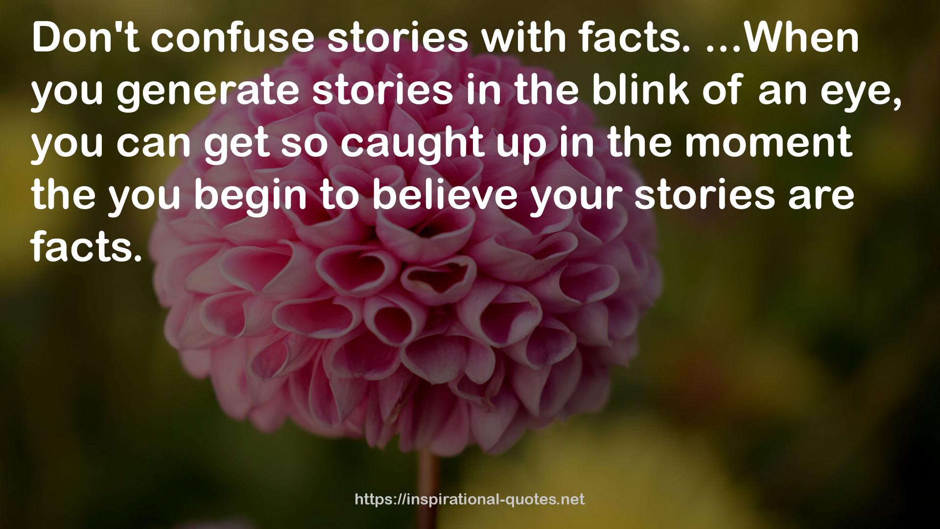 your stories  QUOTES