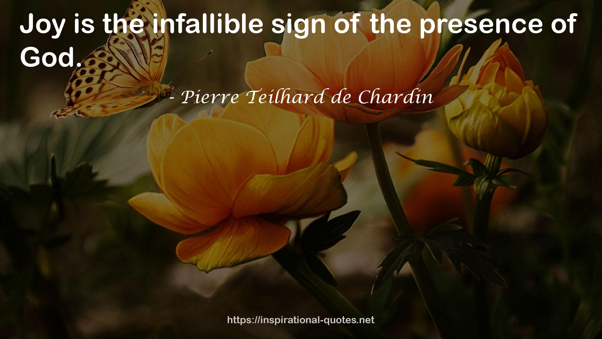 the infallible sign  QUOTES