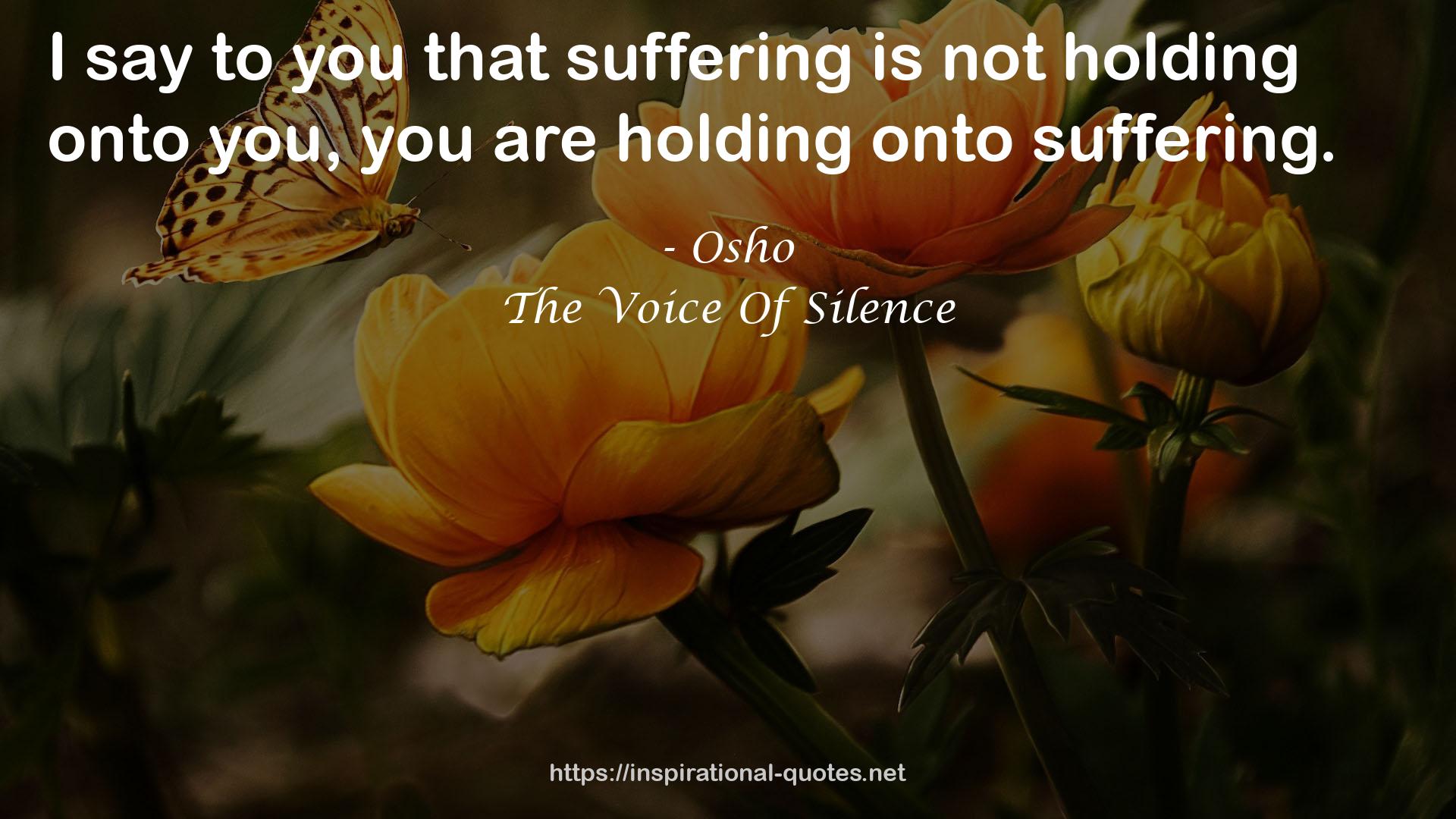 The Voice Of Silence QUOTES