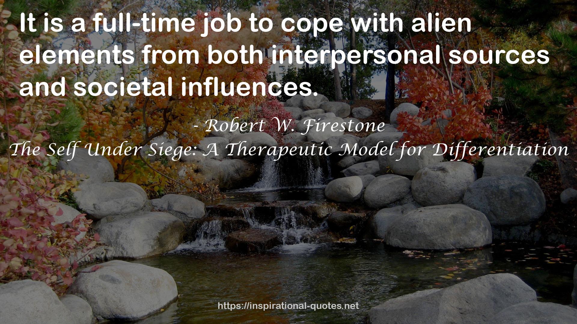 both interpersonal sources  QUOTES