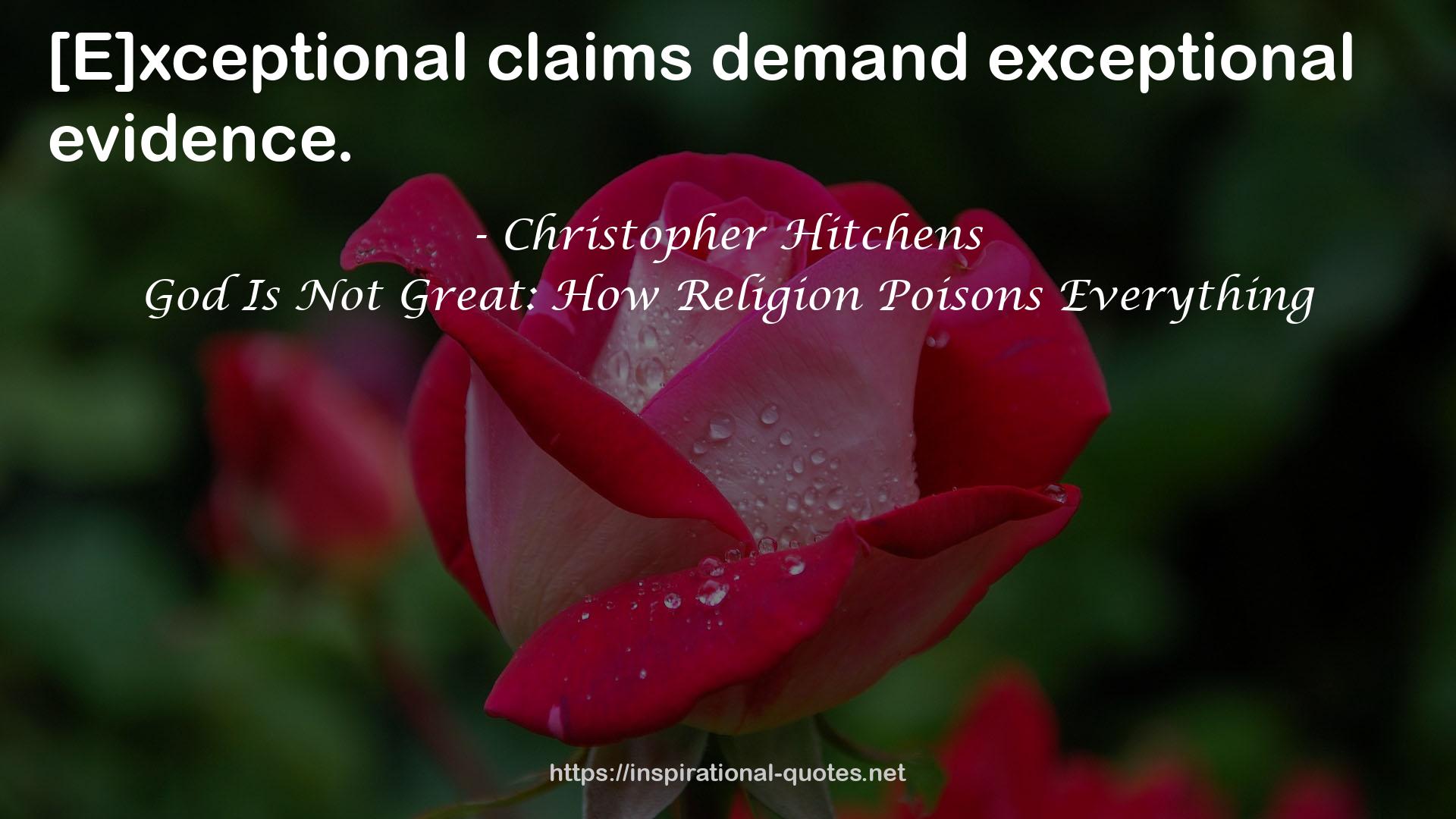 Christopher Hitchens QUOTES
