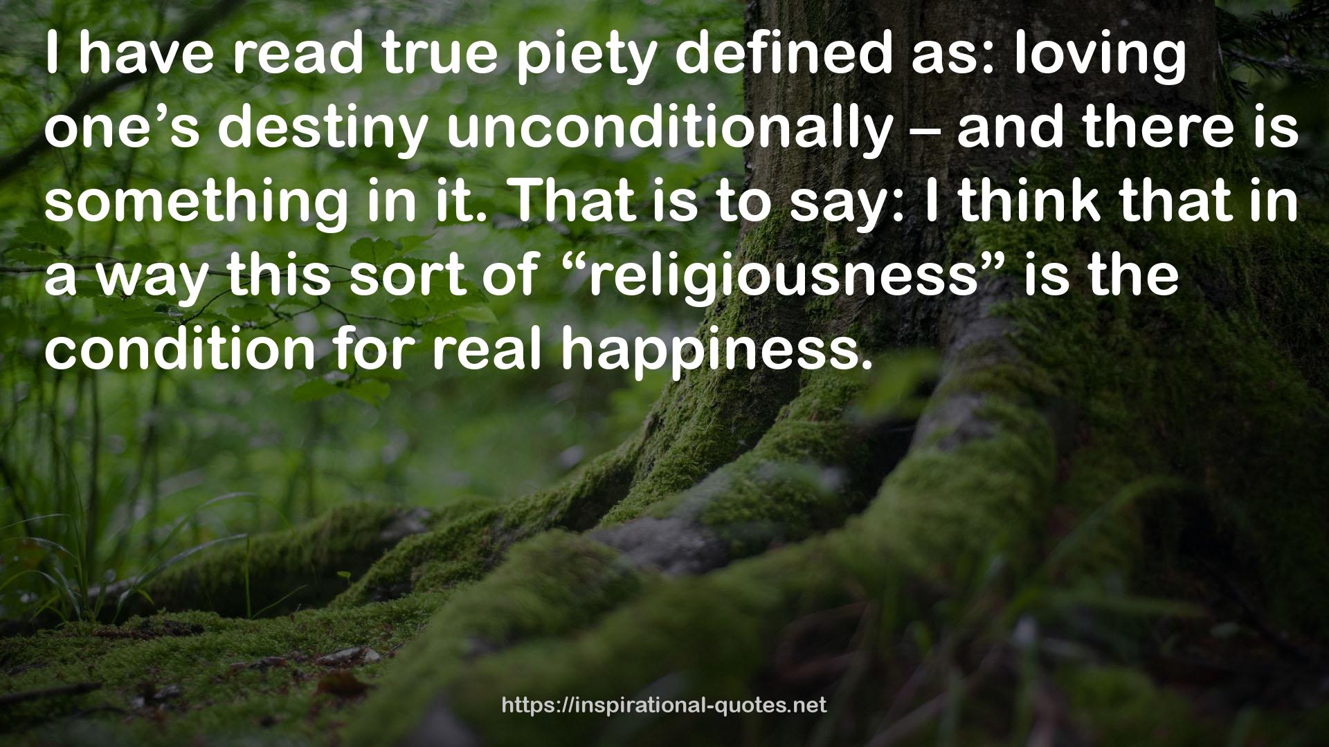 true piety  QUOTES