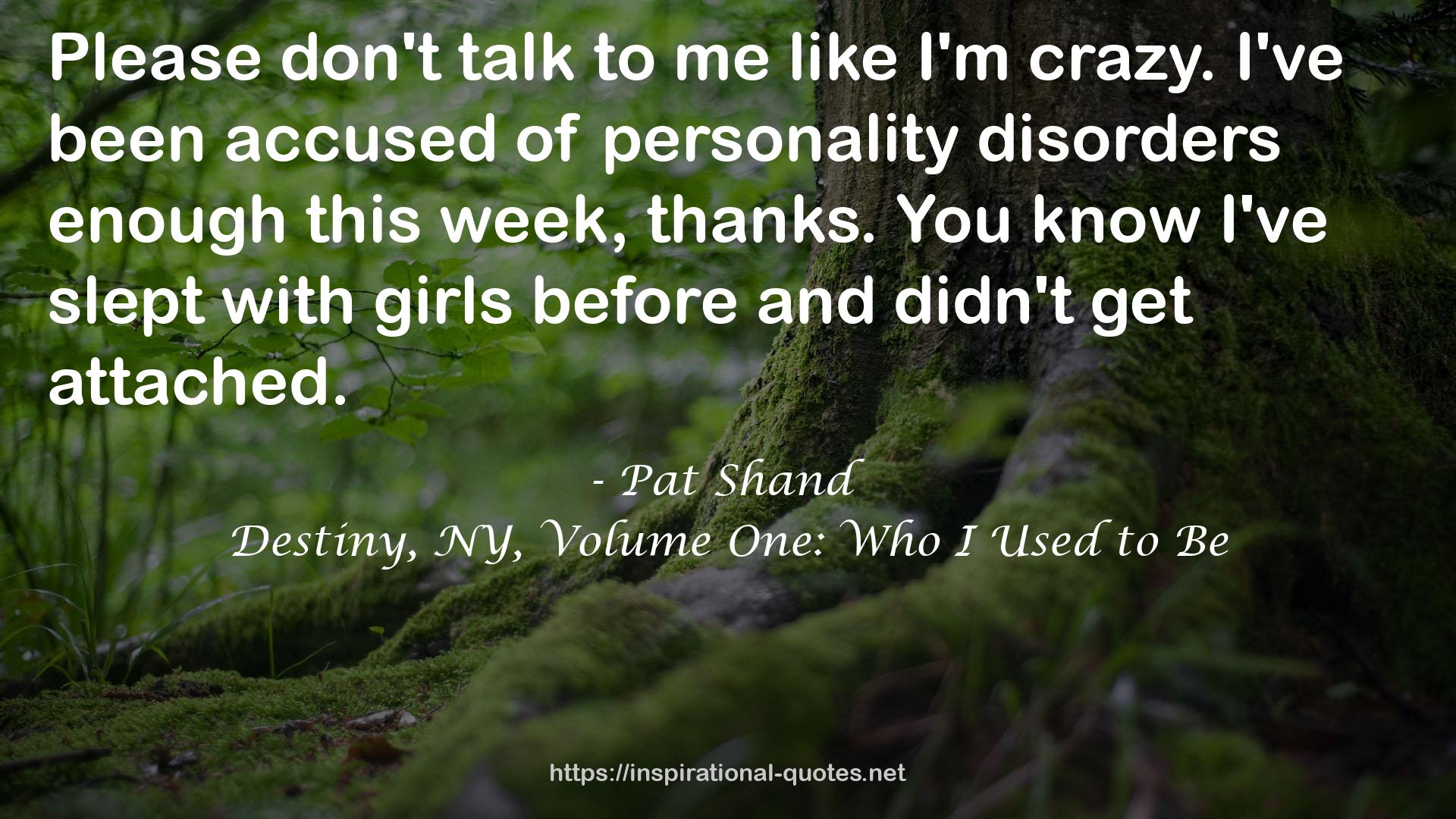 personality disorders  QUOTES