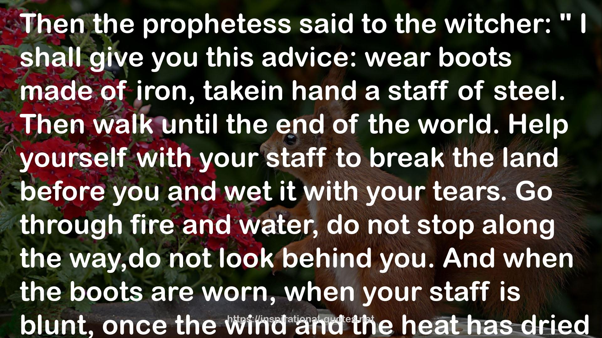 the prophetess  QUOTES