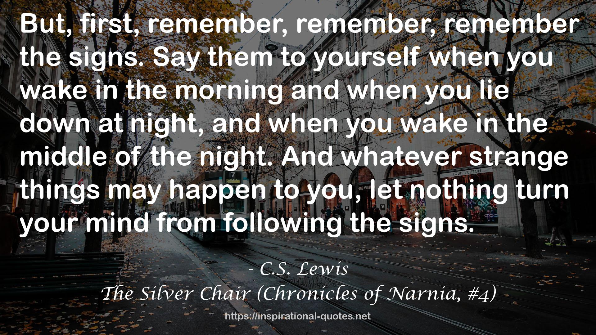 The Silver Chair (Chronicles of Narnia, #4) QUOTES