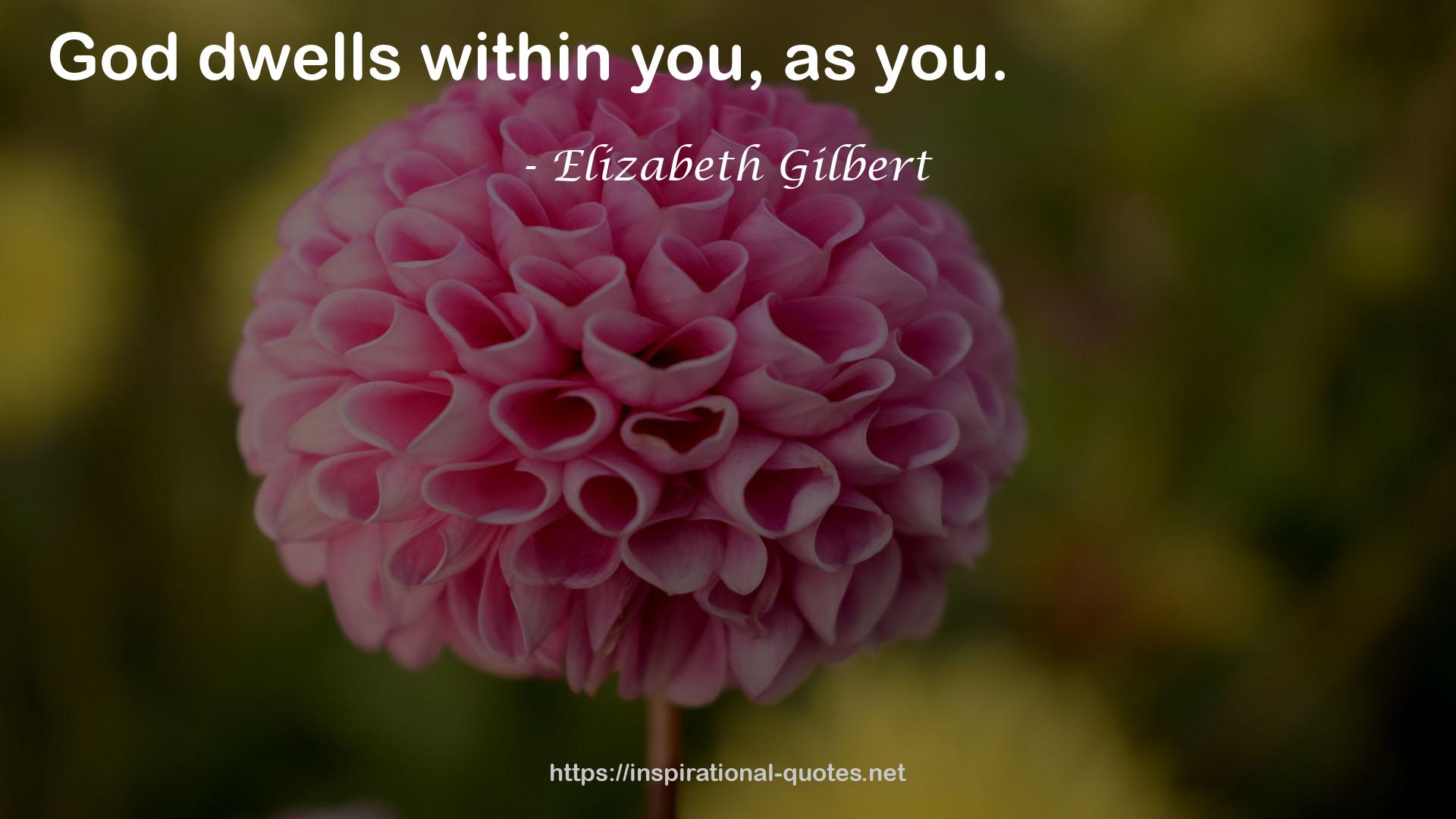 Elizabeth Gilbert QUOTES