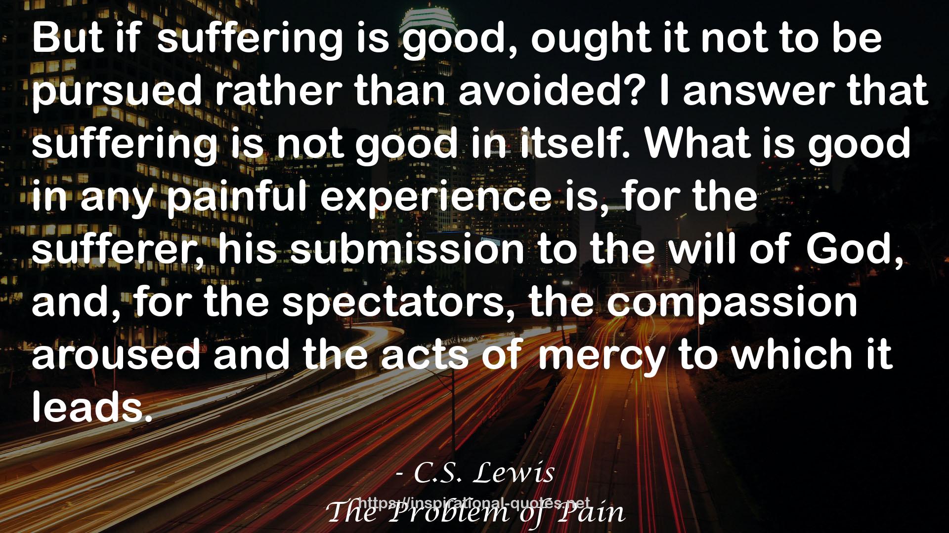 The Problem of Pain QUOTES