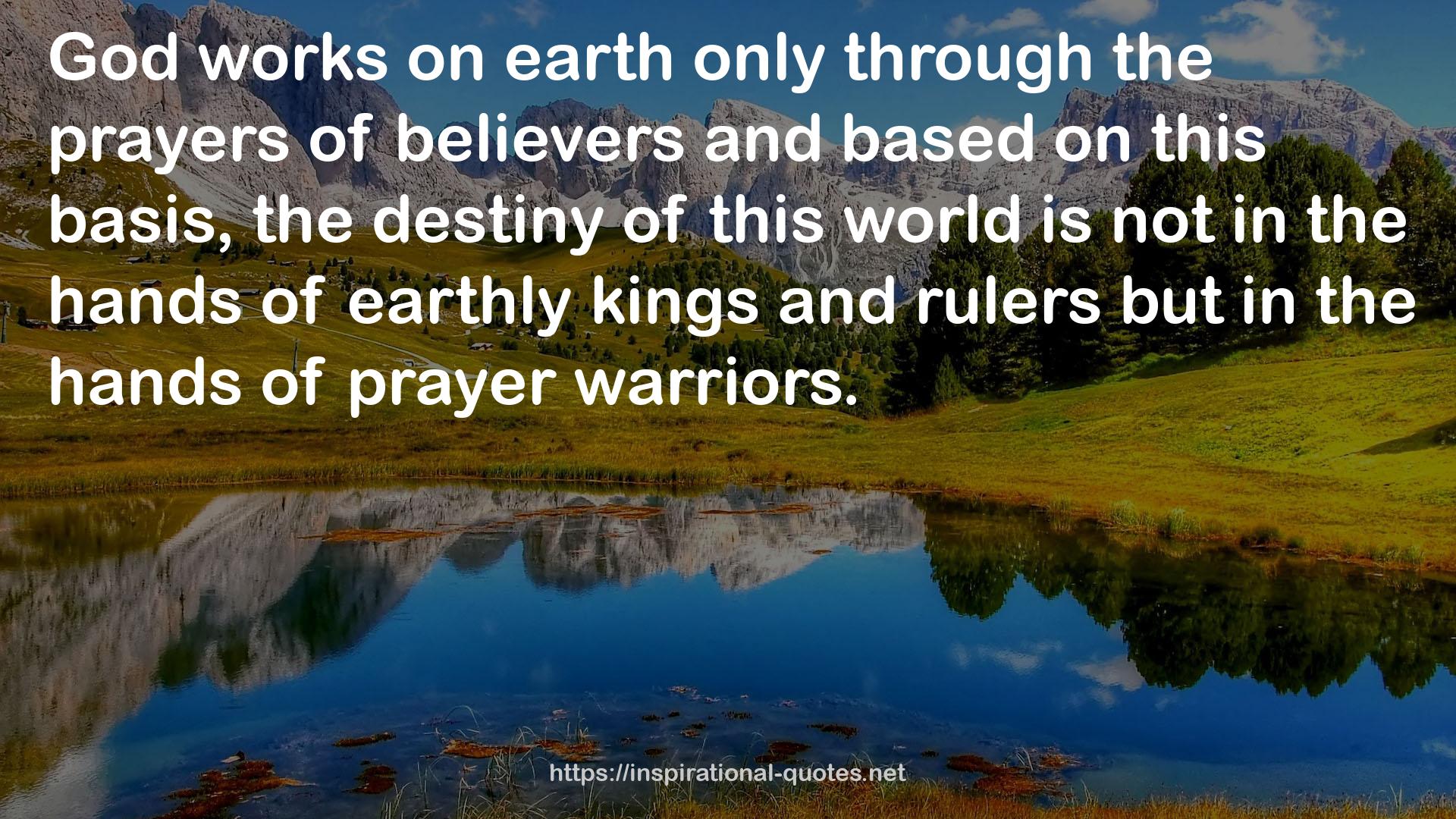 earthly kings  QUOTES