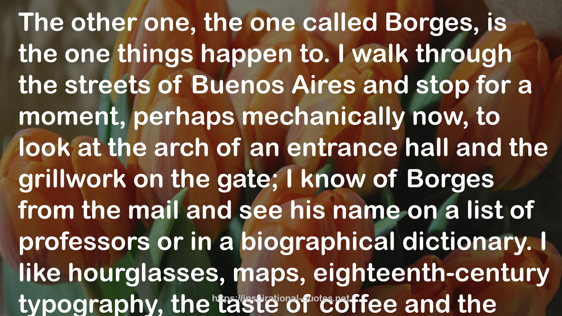 Borges and I QUOTES
