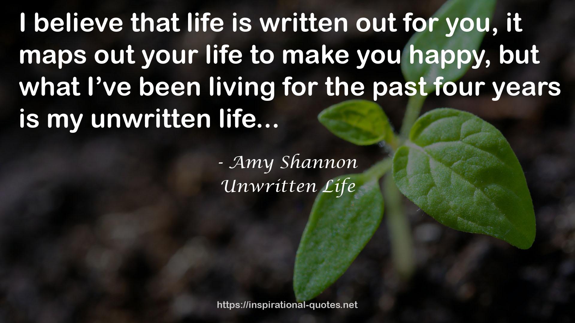 Amy Shannon QUOTES