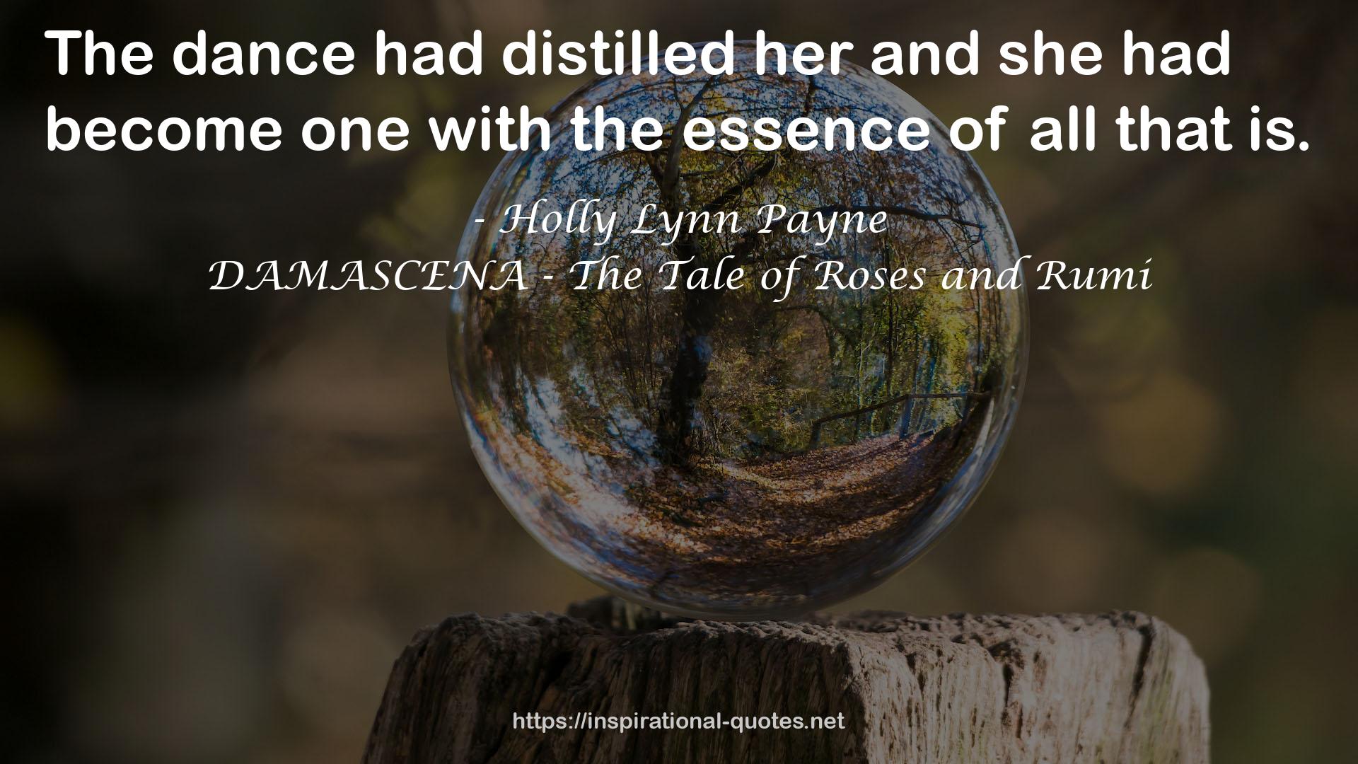 DAMASCENA - The Tale of Roses and Rumi QUOTES