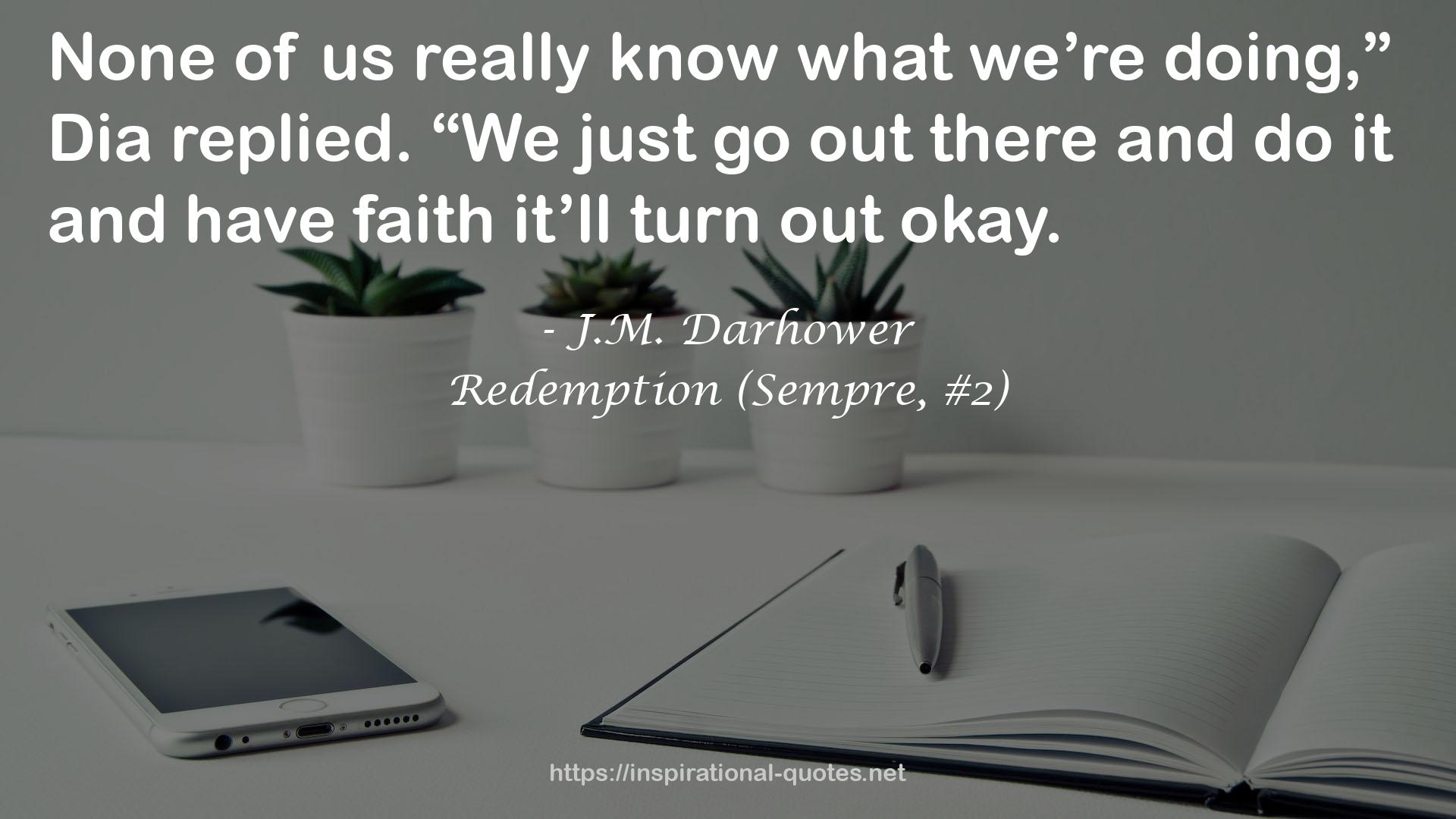 Redemption (Sempre, #2) QUOTES