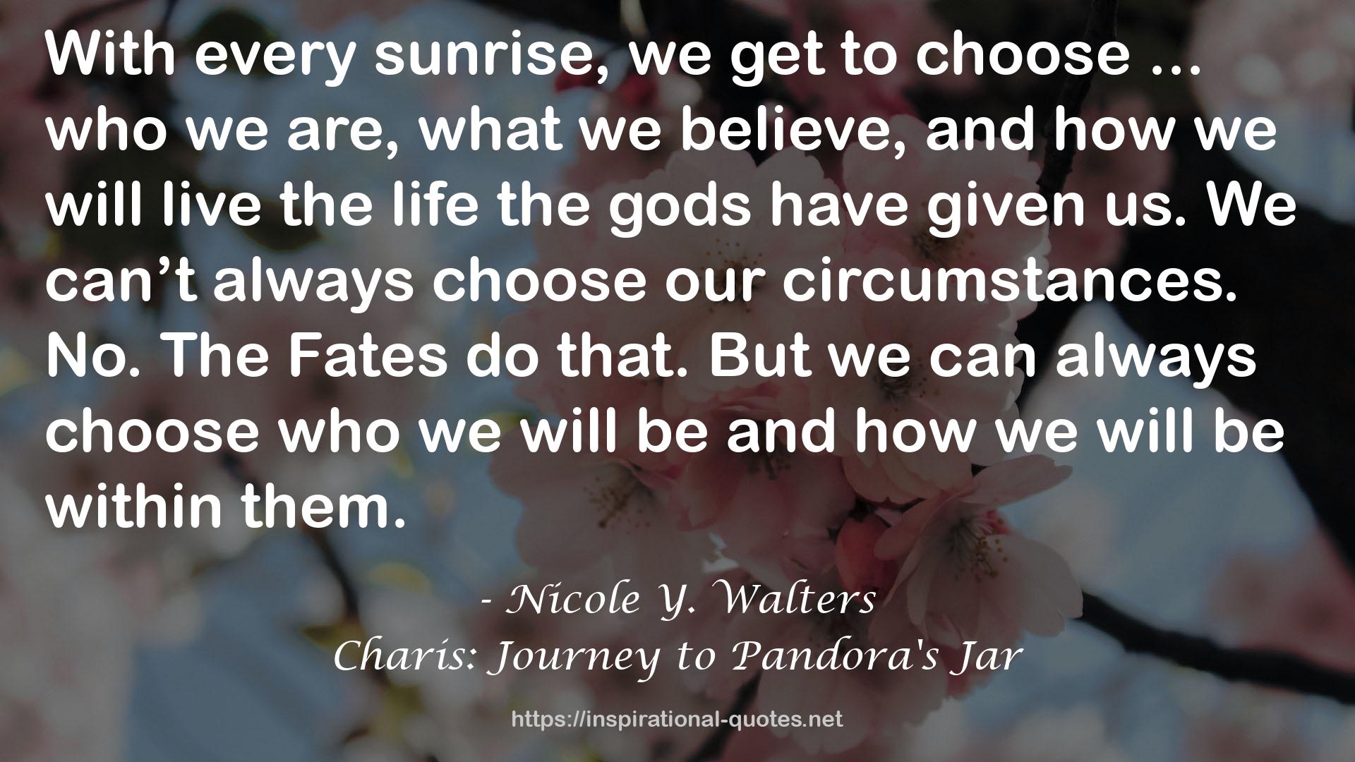 Charis: Journey to Pandora's Jar QUOTES