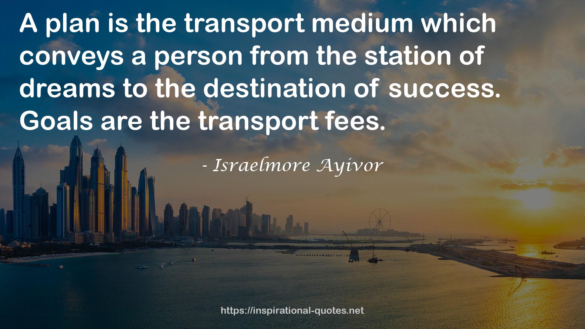 the transport medium  QUOTES