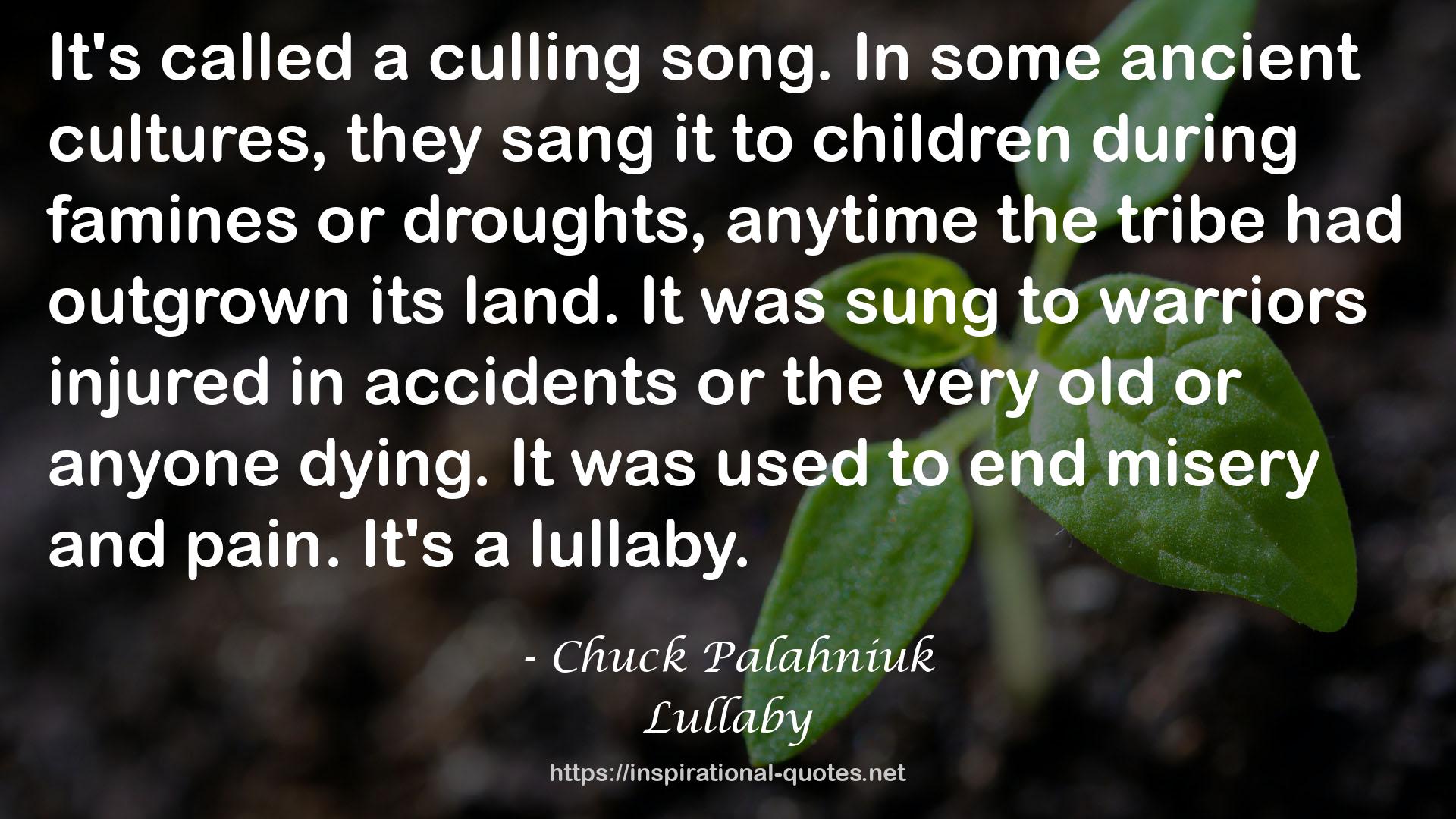 Lullaby QUOTES