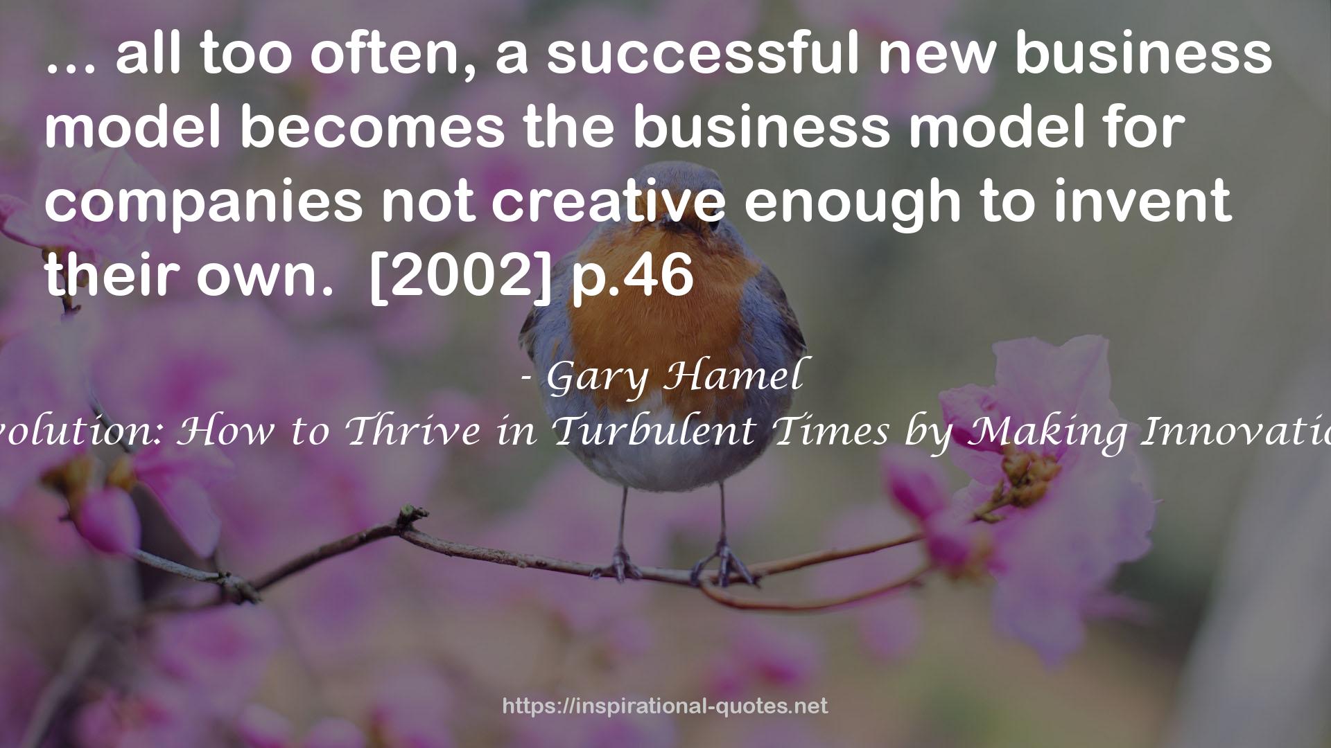 the business model  QUOTES