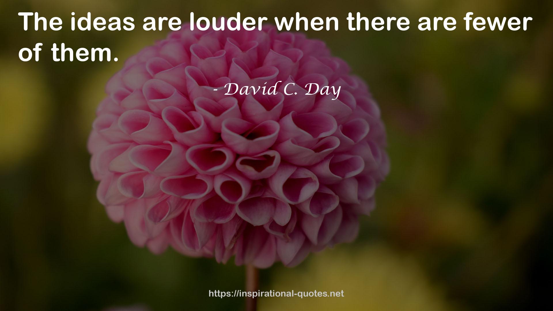 David C. Day QUOTES