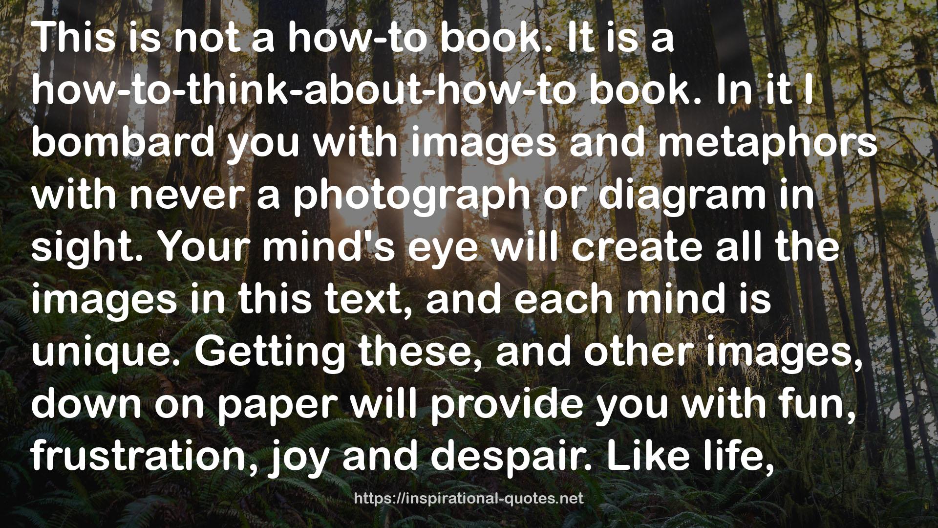 The Mind's Eye: An Introduction to Making Images QUOTES