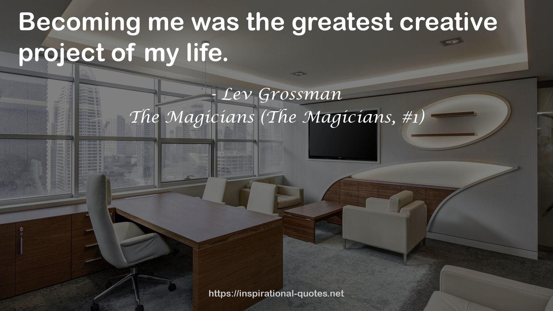 the greatest creative project  QUOTES