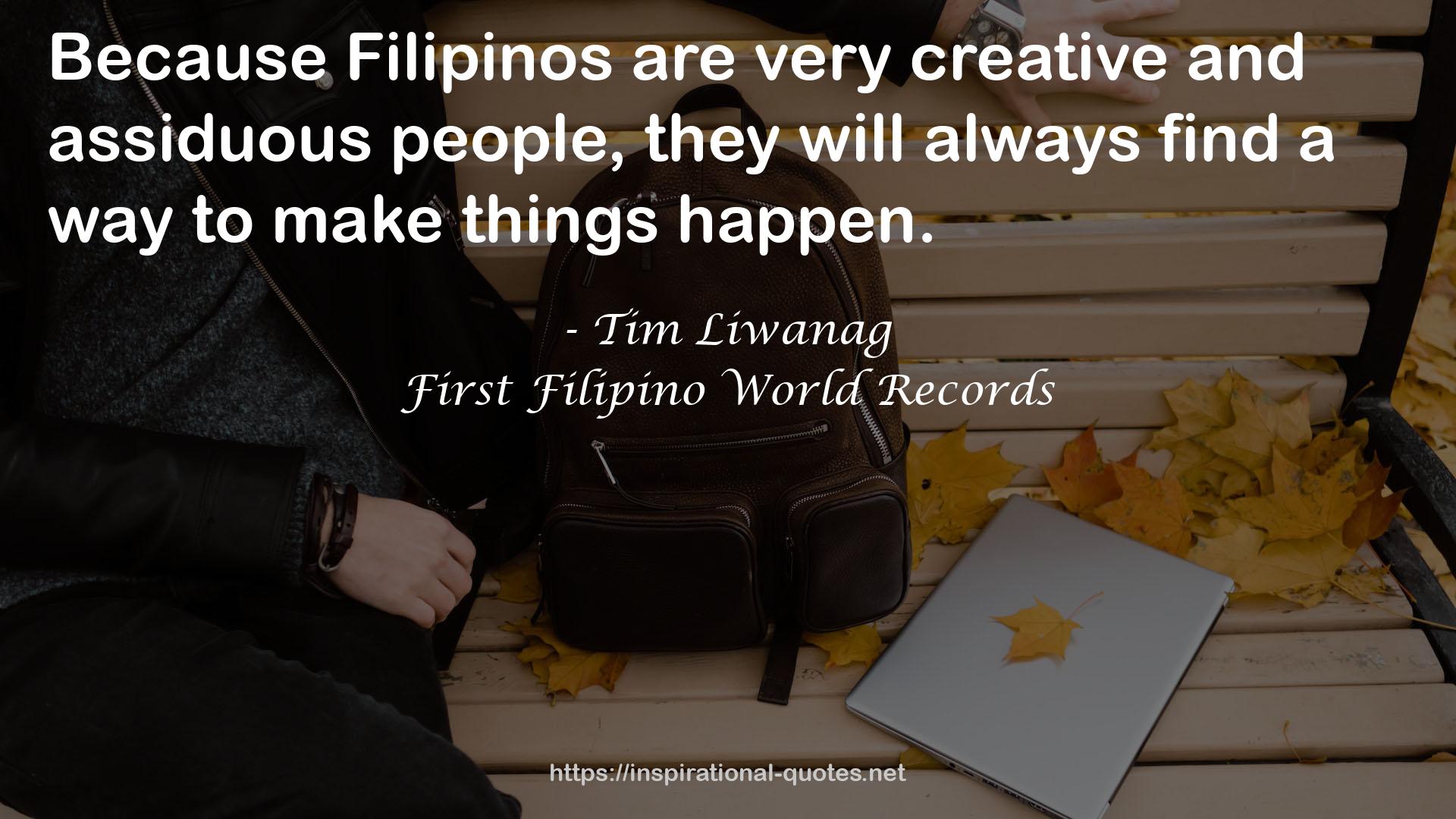 First Filipino World Records QUOTES
