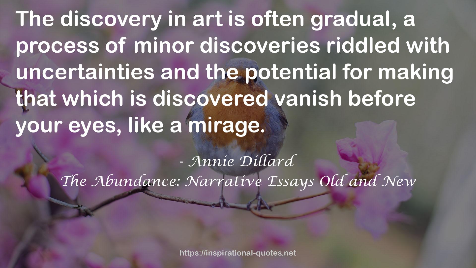 minor discoveries  QUOTES