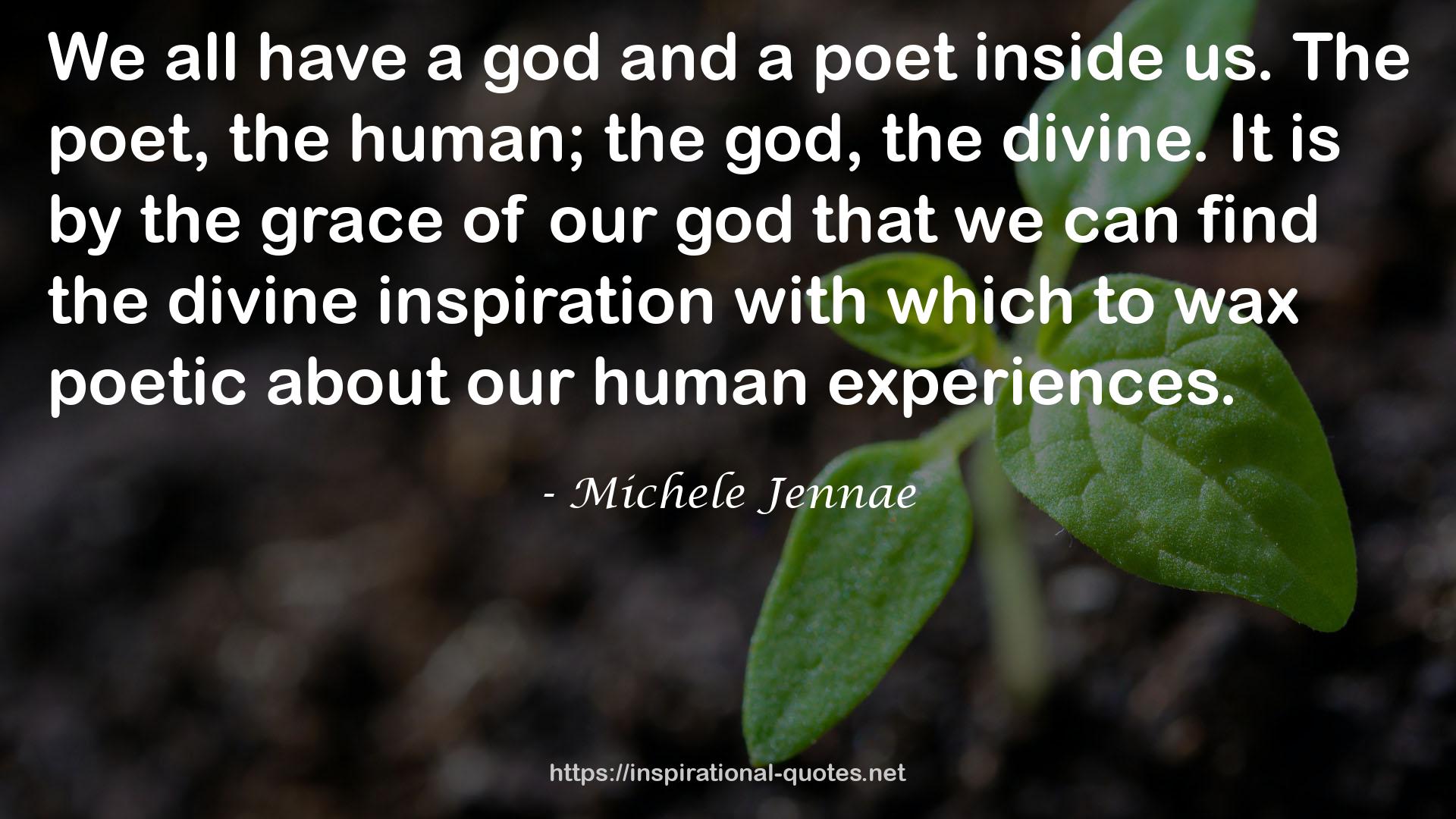 The divine inspiration  QUOTES