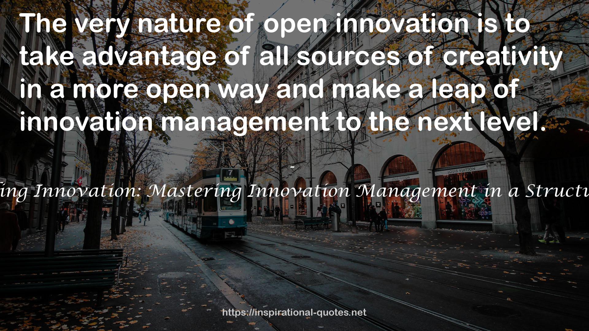 open innovation  QUOTES