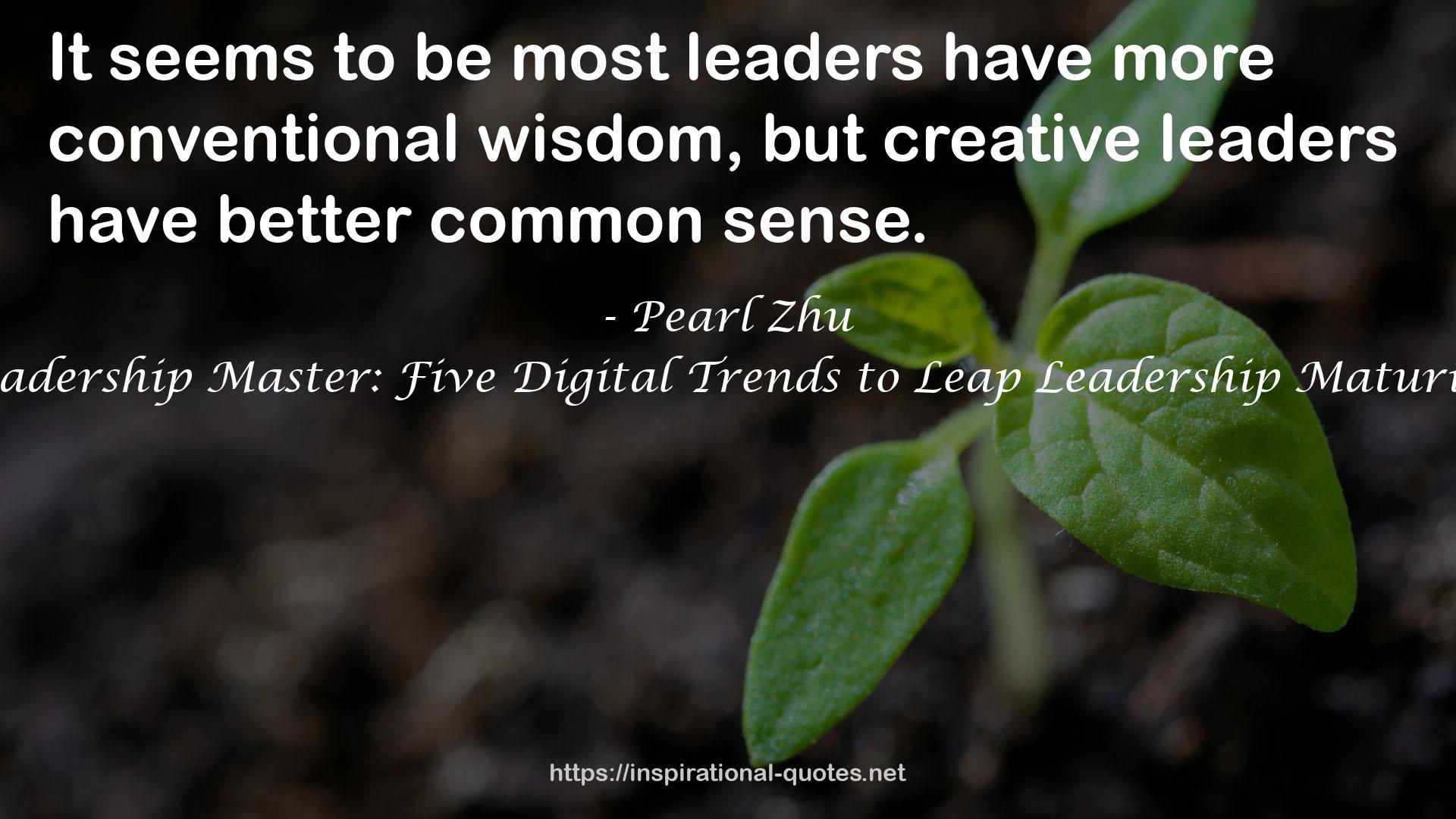 creative leaders  QUOTES