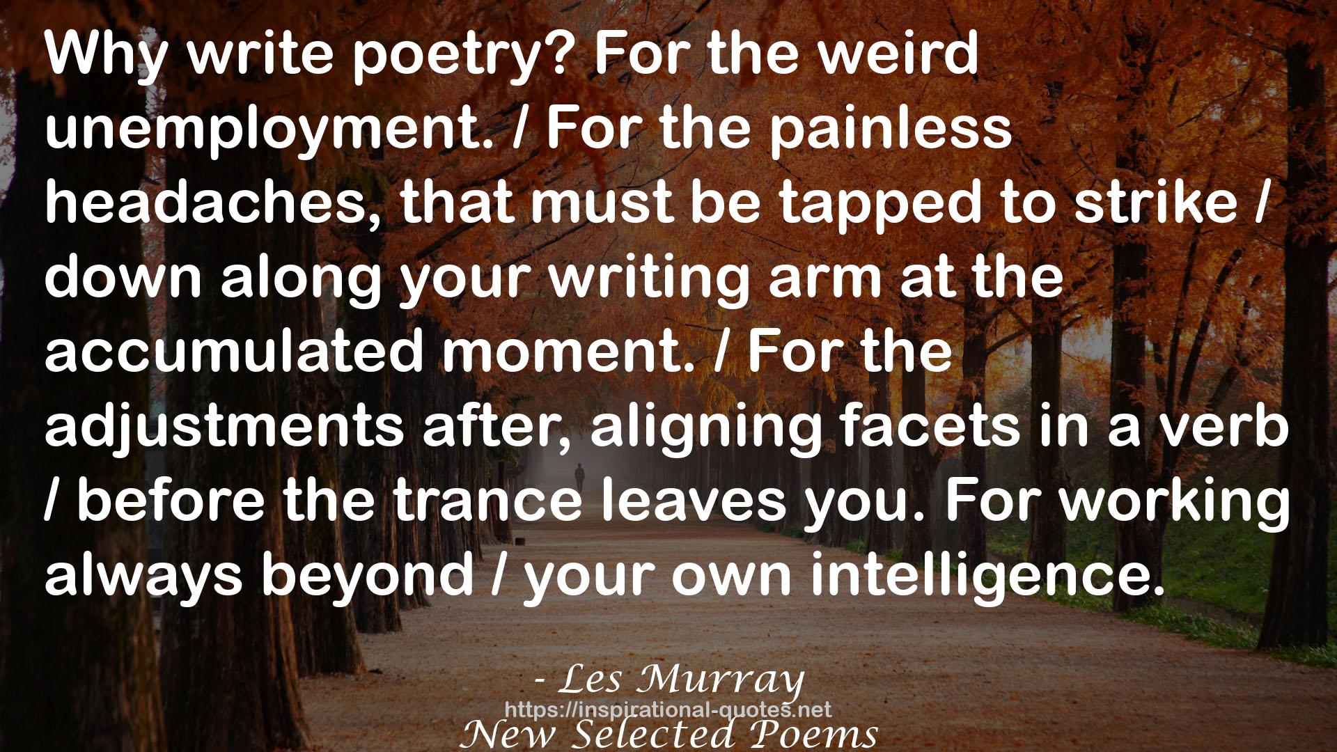 Les Murray QUOTES