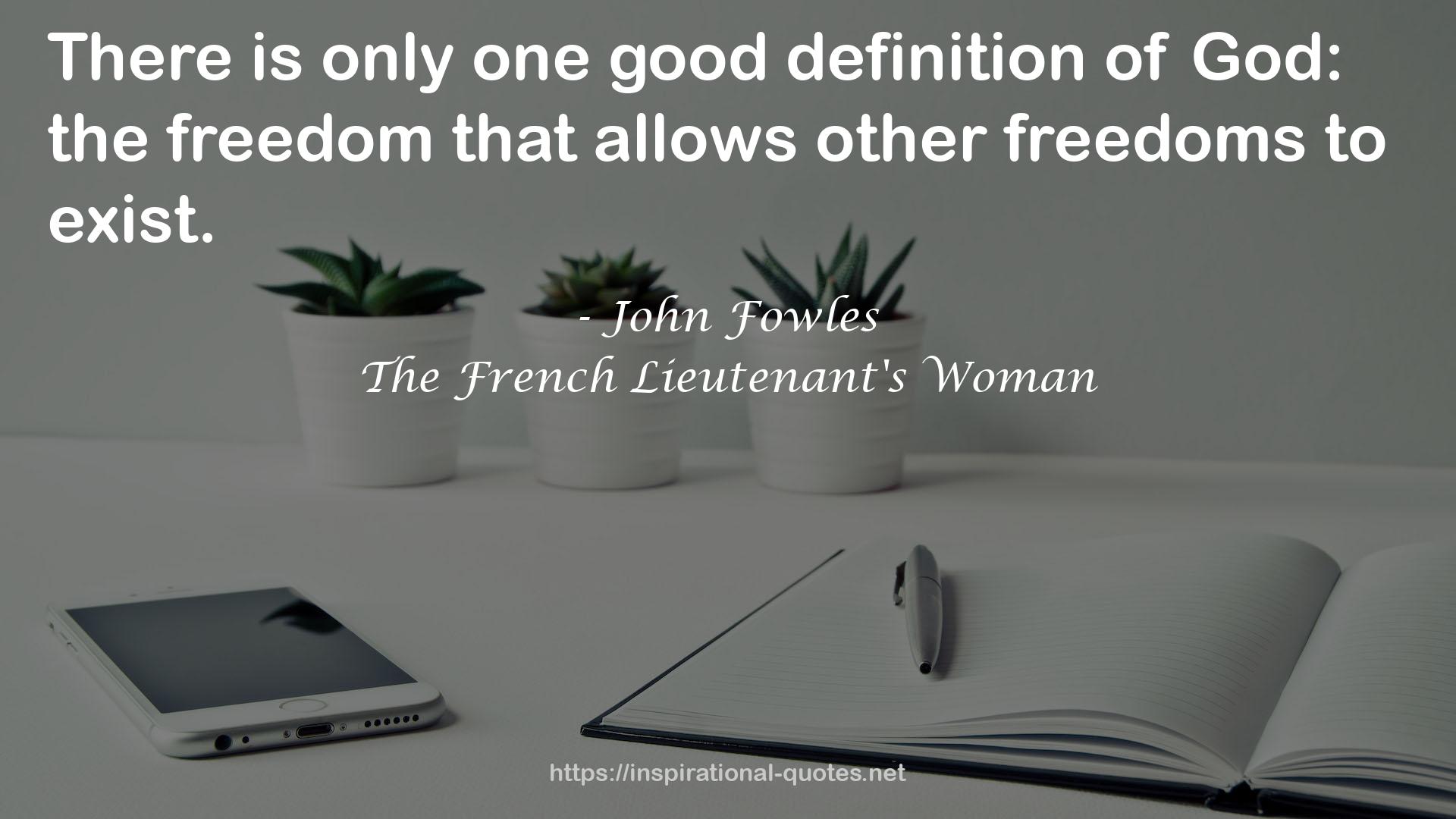 The French Lieutenant's Woman QUOTES