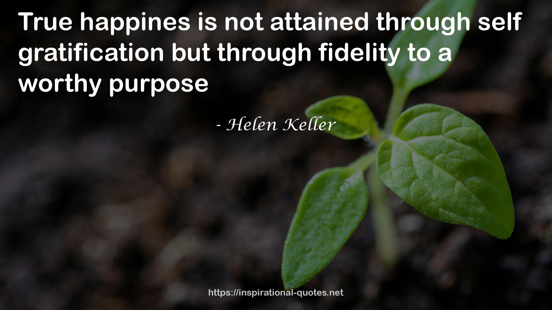 Helen Keller QUOTES