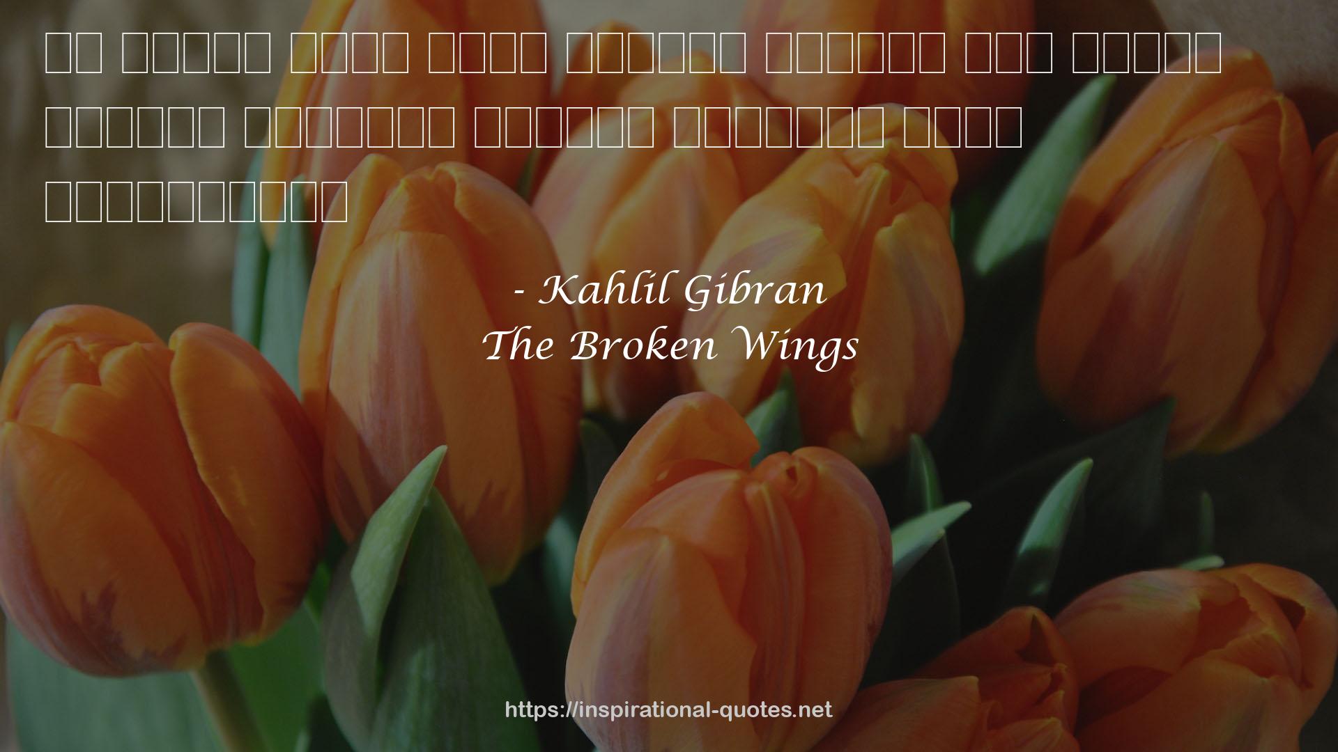 The Broken Wings QUOTES