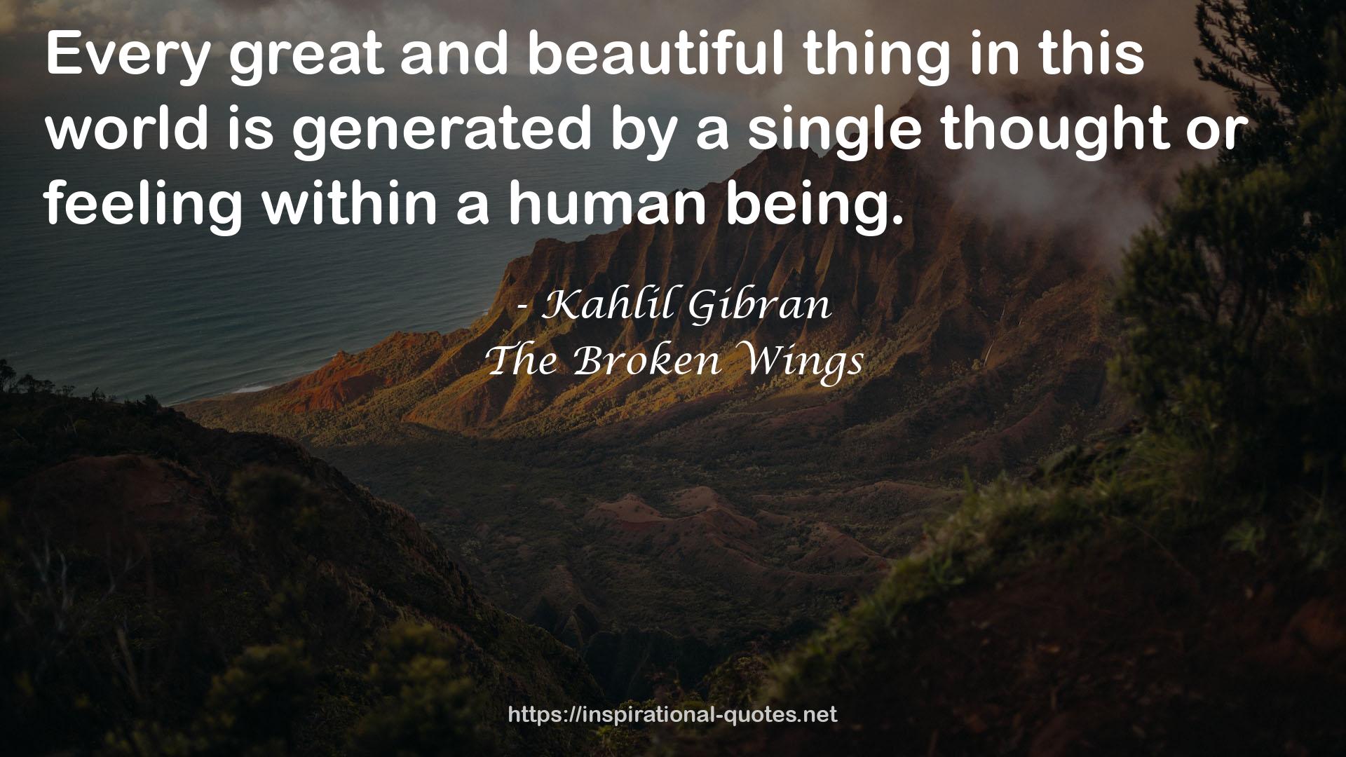 The Broken Wings QUOTES