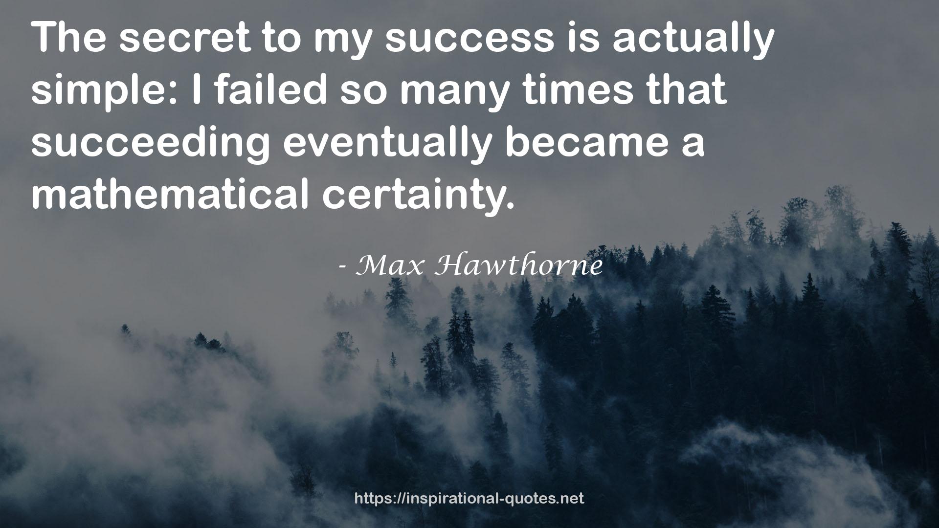 Max Hawthorne QUOTES