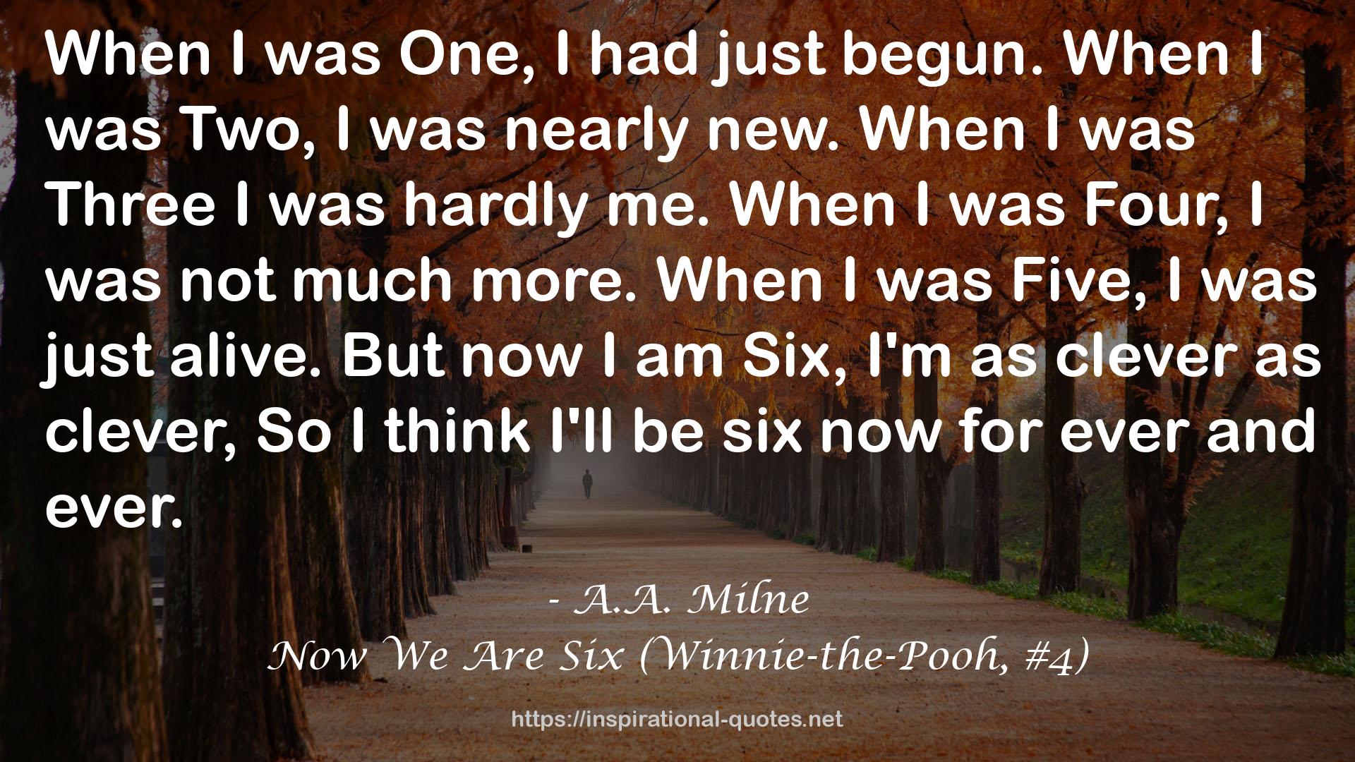 Now We Are Six (Winnie-the-Pooh, #4) QUOTES