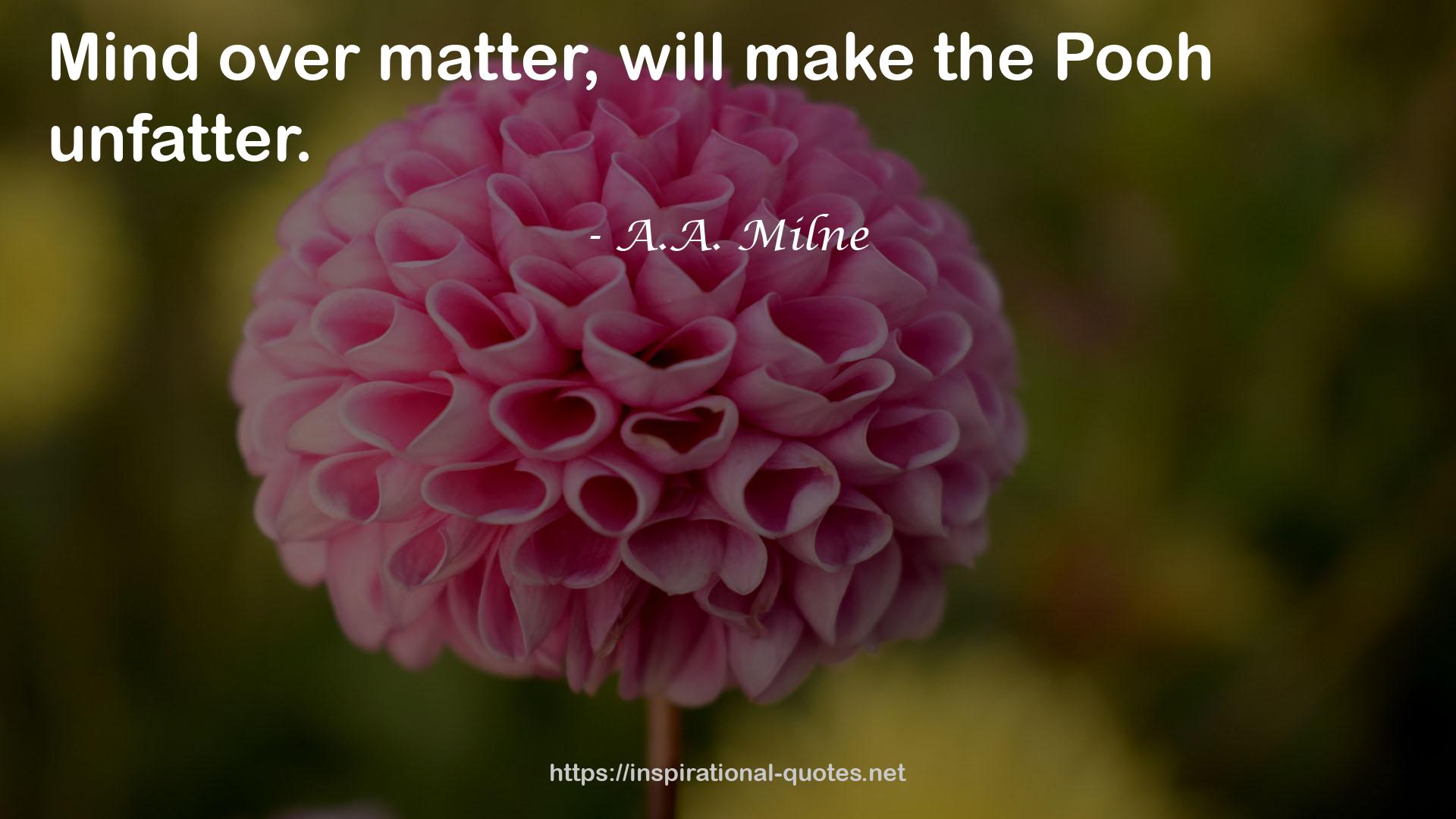 A.A. Milne QUOTES