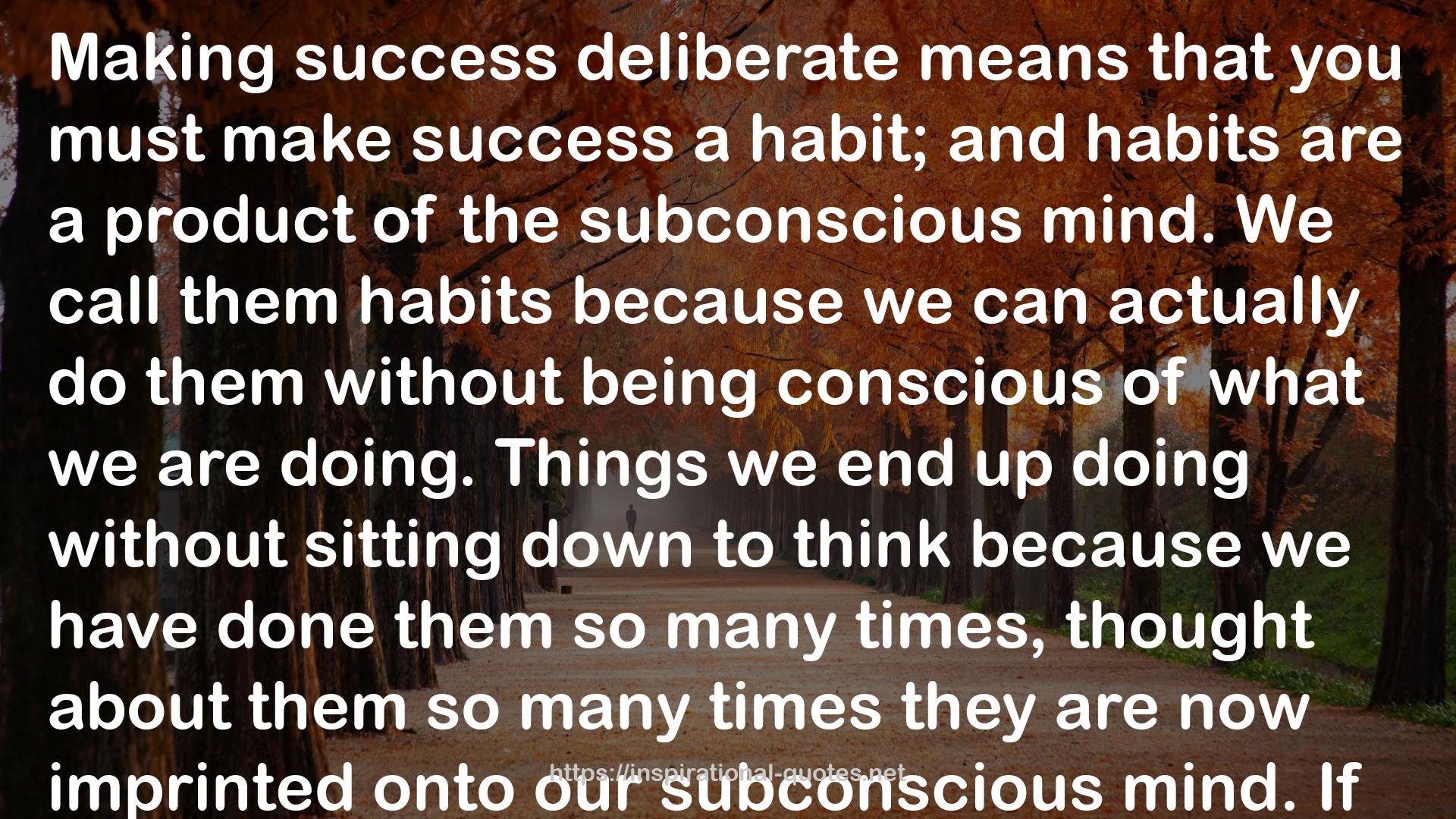 our subconscious  QUOTES