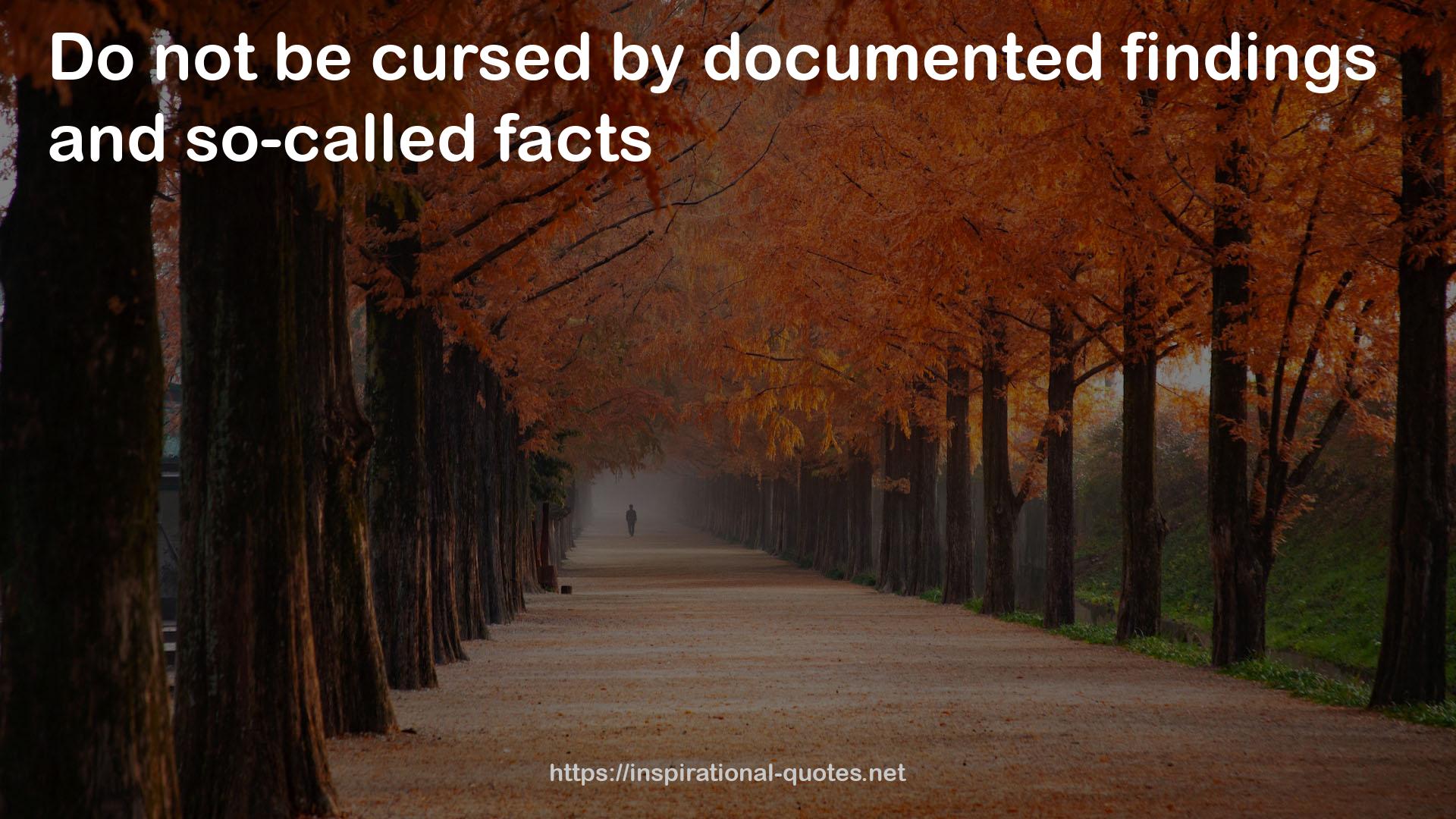 documented findings  QUOTES