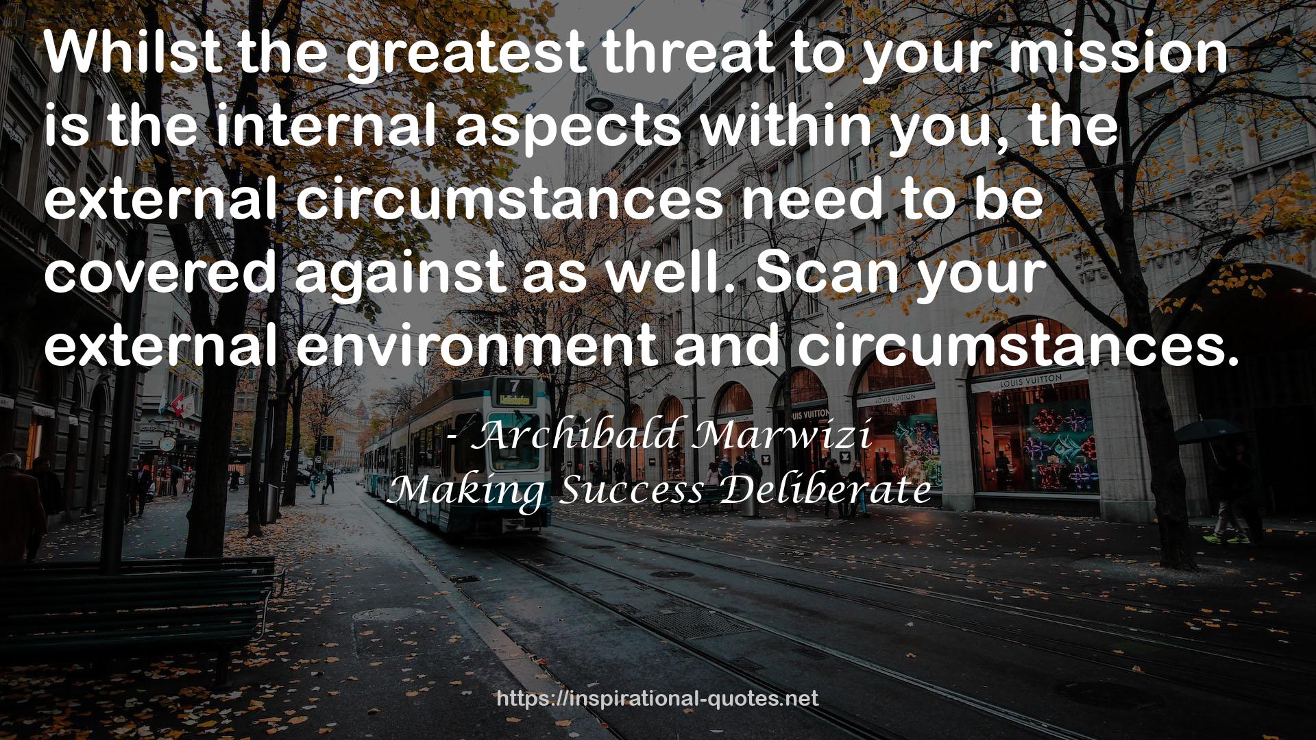 your external environment  QUOTES