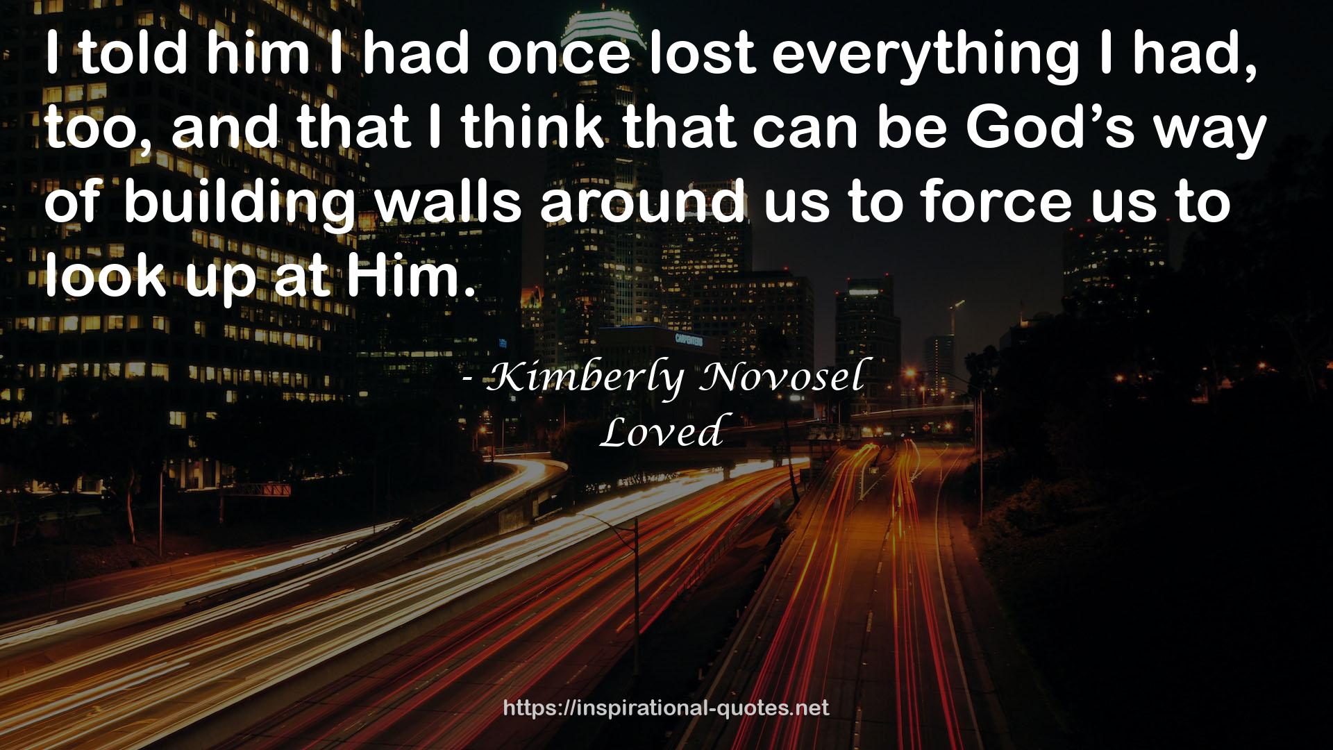 Kimberly Novosel QUOTES