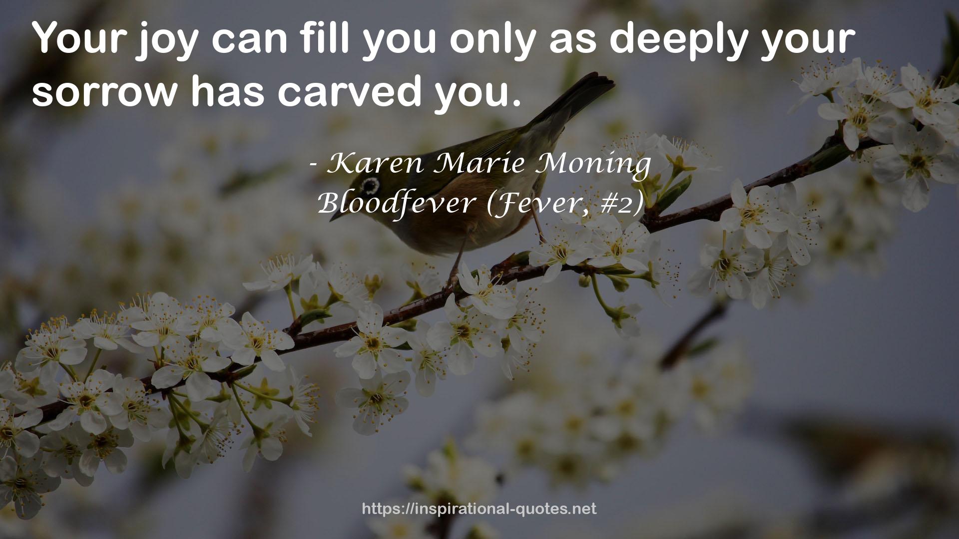 Bloodfever (Fever, #2) QUOTES
